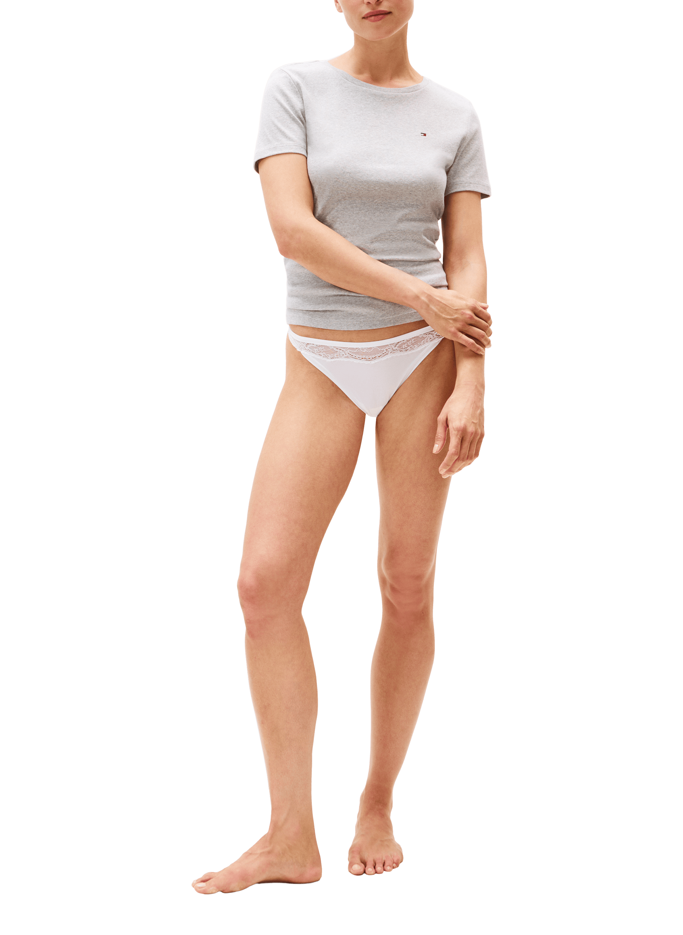 Lace briefs TOMMY HILFIGER White