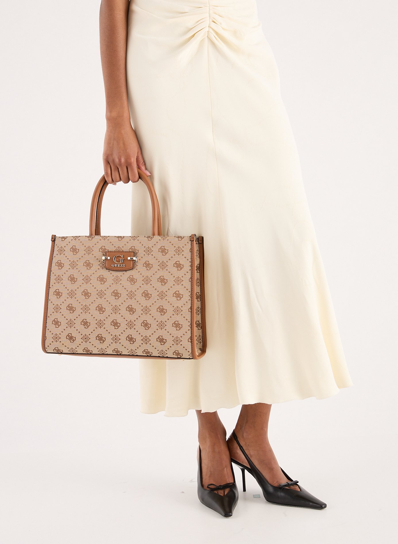 Sac cabas Neda 2  GUESS Marron