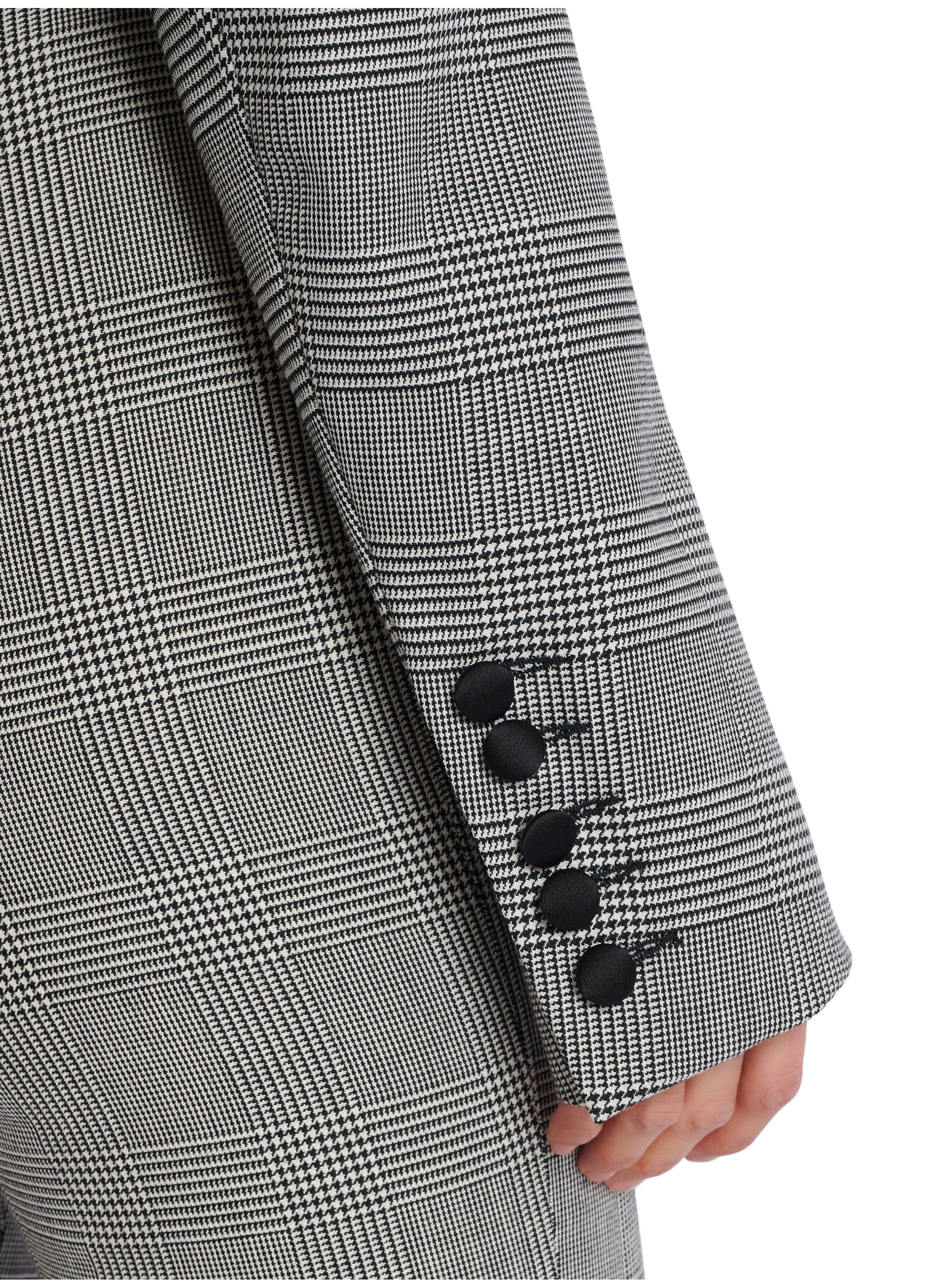 Spencer en jacquard prince de galles BALMAIN Noir