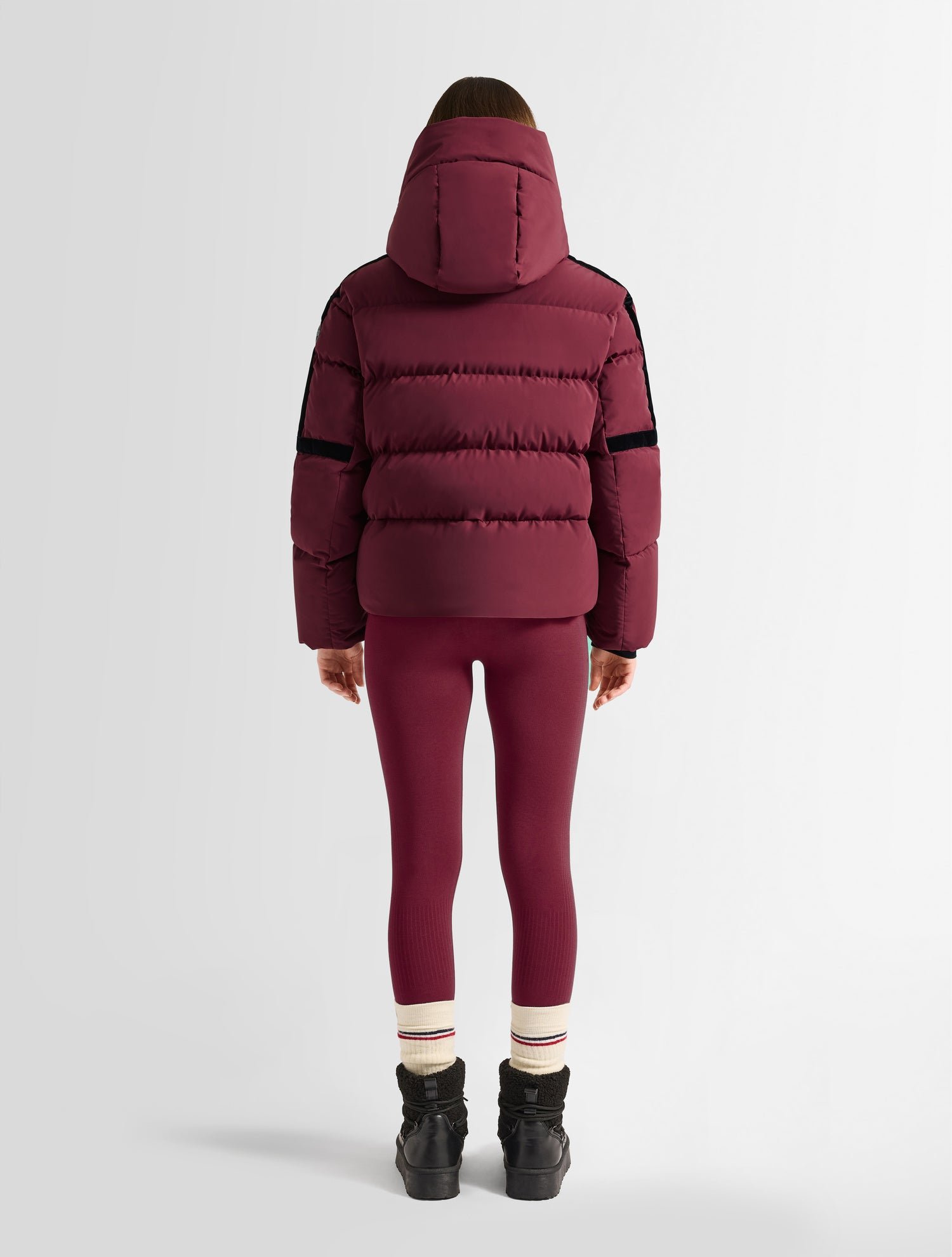 Doudoune barsy col montant coupe regular FUSALP Rouge