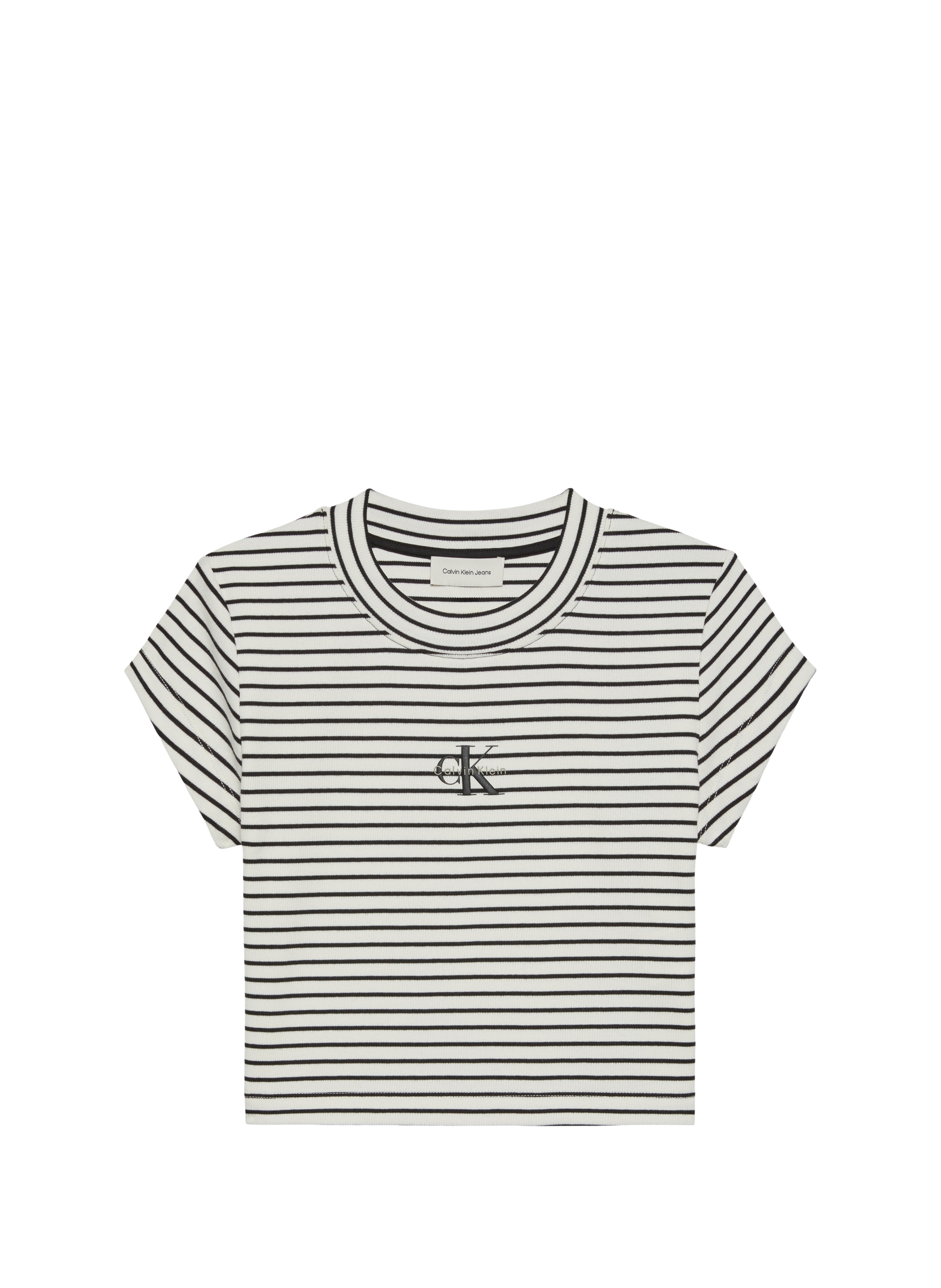 Short embroidered cotton blend t-shirt CALVIN KLEIN Multicolour