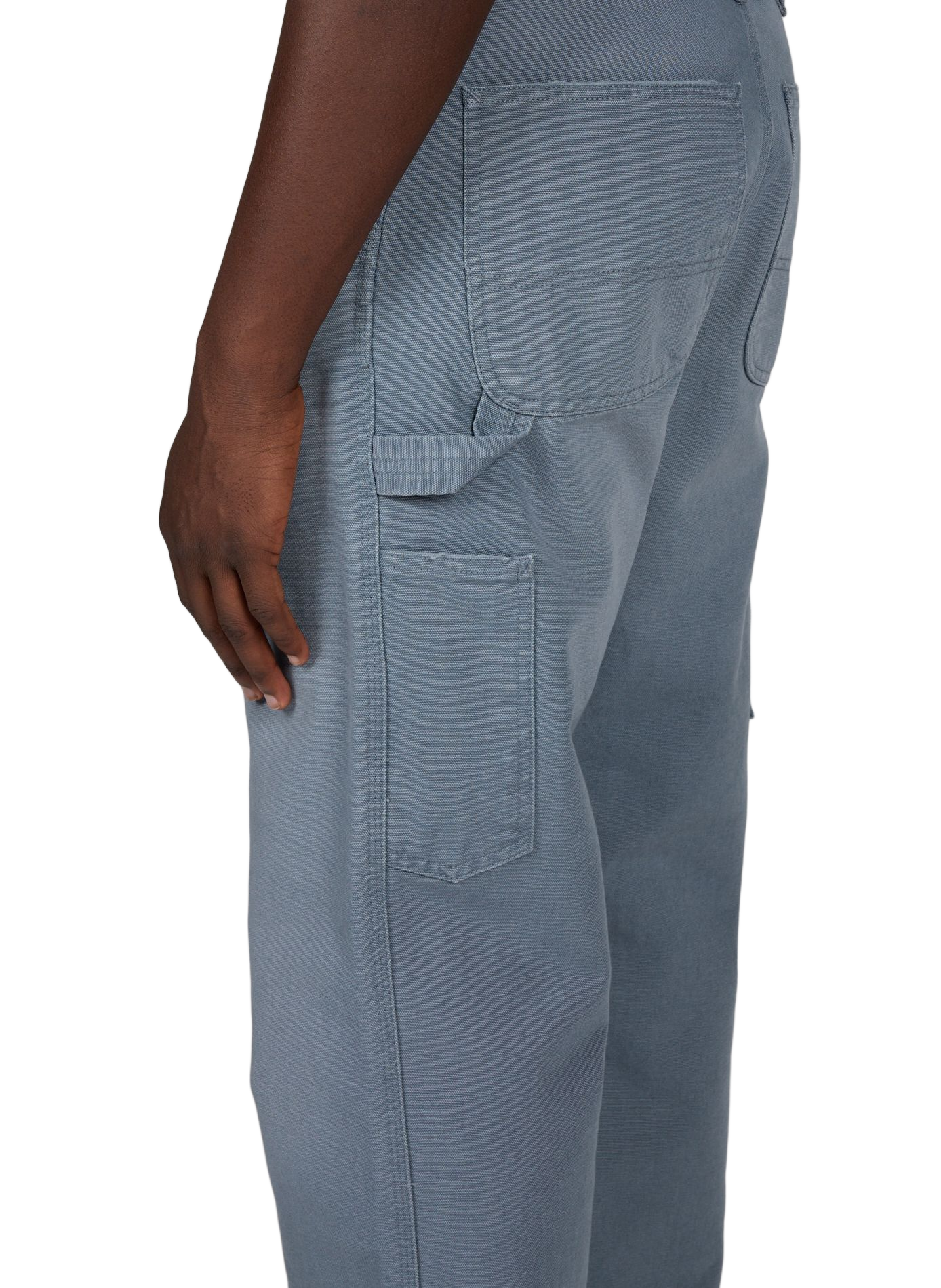 Pantalon uni en coton CARHARTT WIP Bleu