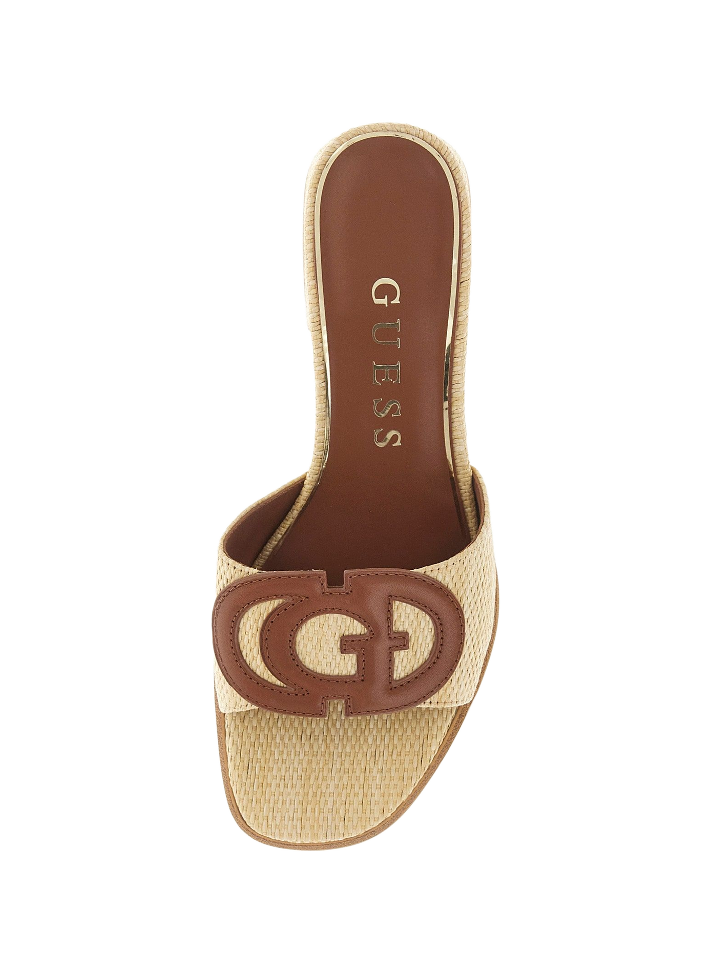 Mules Cerinna en raphia GUESS Brown