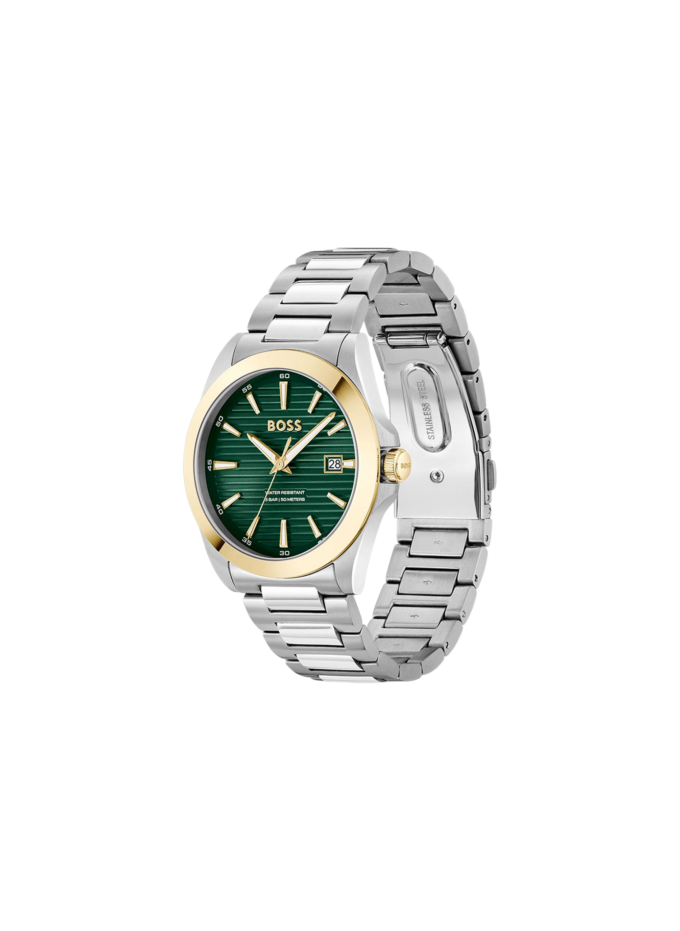 Montre quartz Strike en acier inoxydable BOSS MONTRES Vert