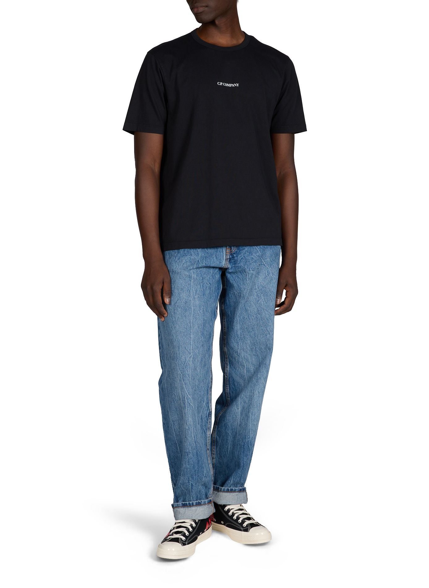 Classic Cotton T-Shirt CP COMPANY Black