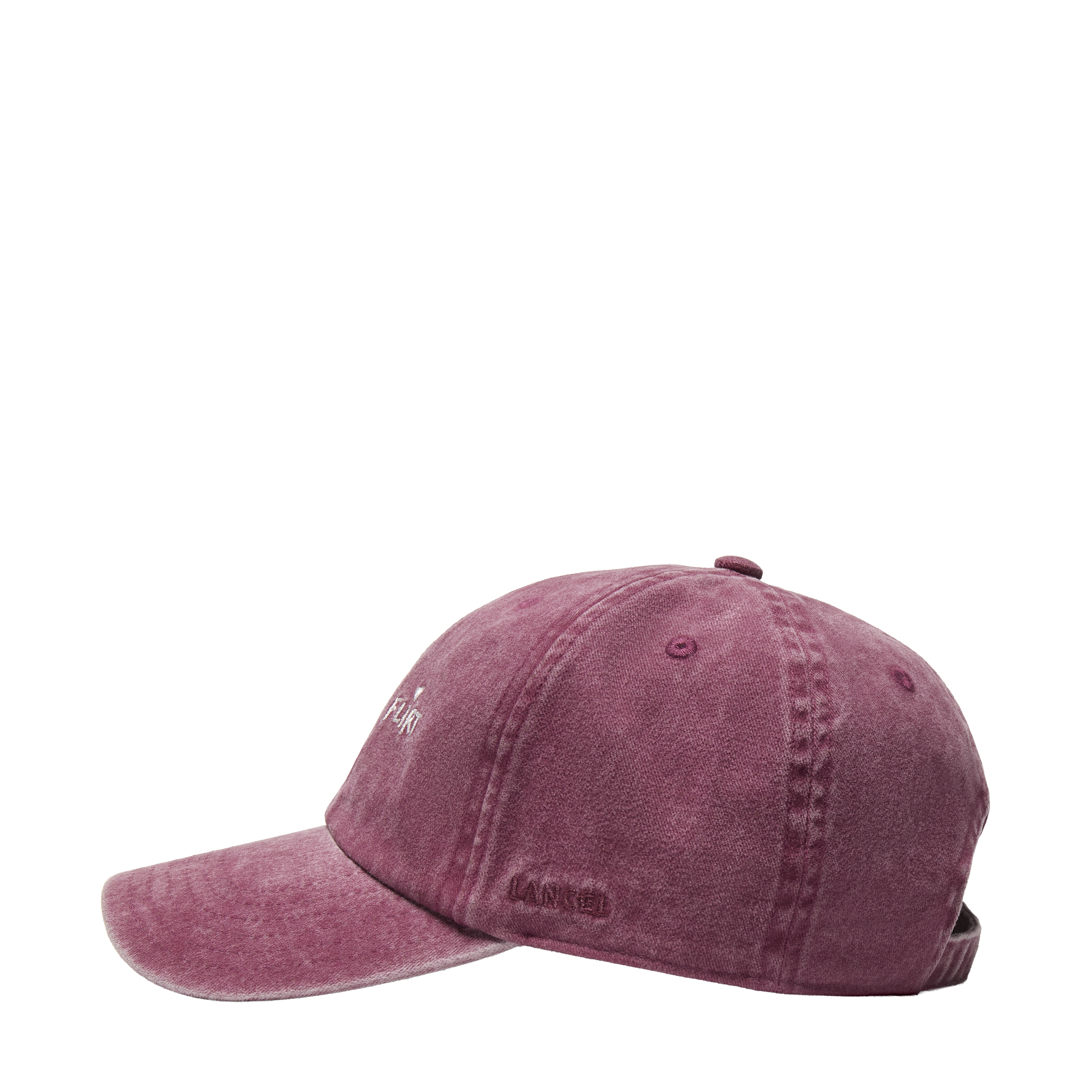 Chapeau capsule lancel 150y en coton LANCEL Rouge