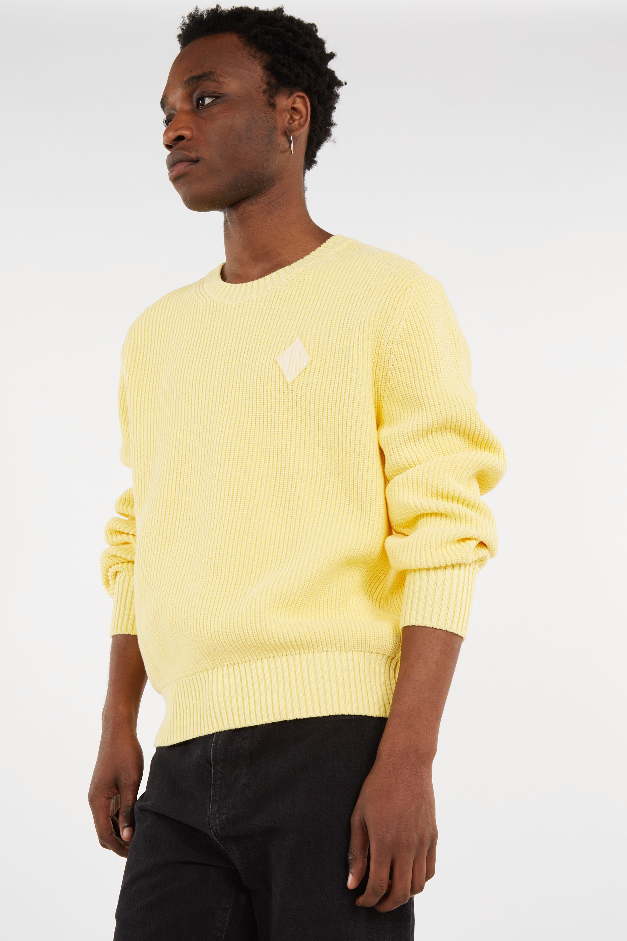 Pull tricot LACOSTE Jaune
