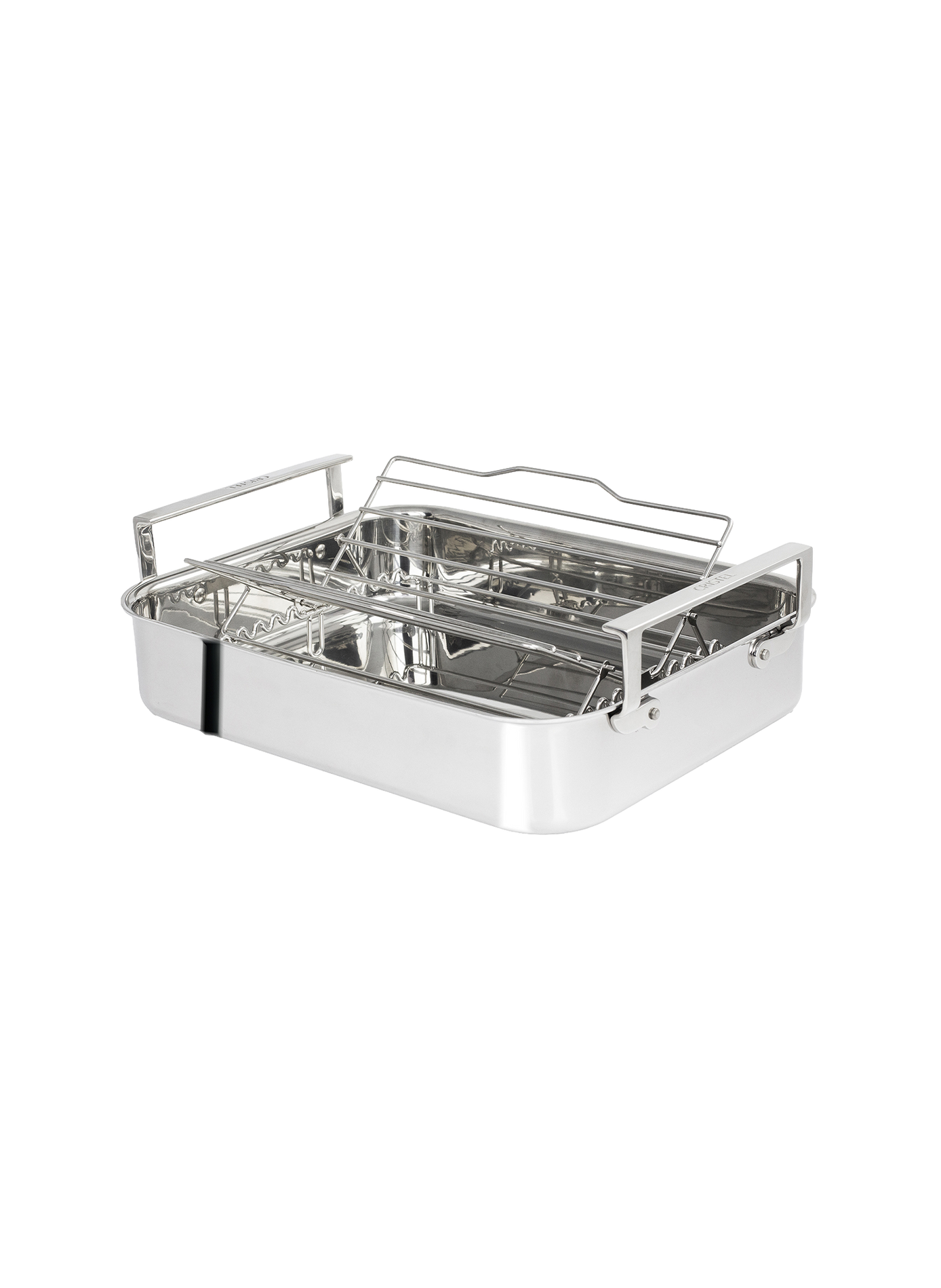 Plat à four avec accessoires en inox CRISTEL Gris
