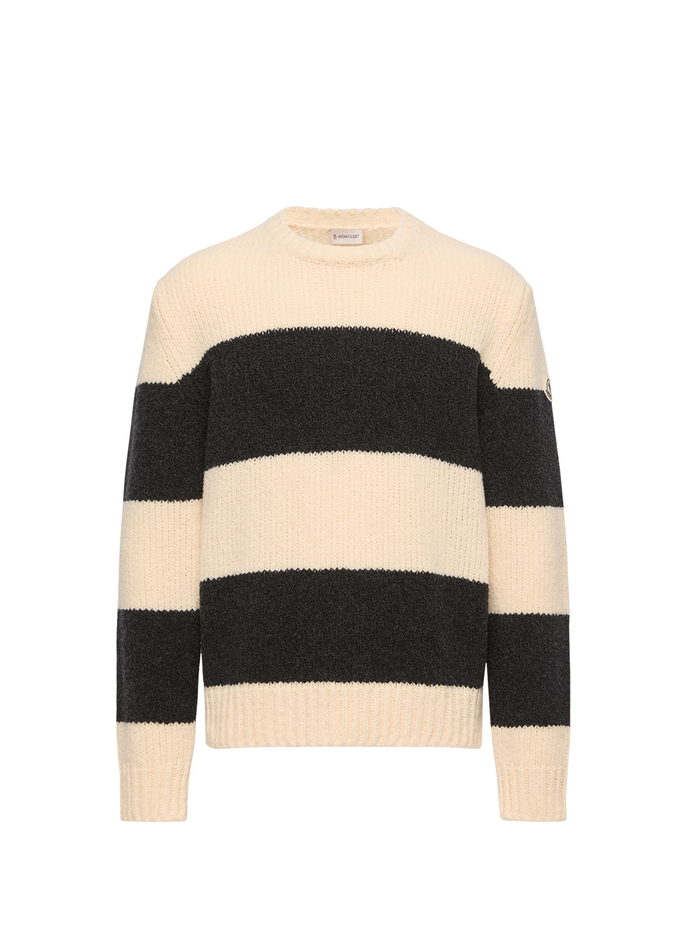 Striped sweater in blended virgin wool MONCLER Multicolour