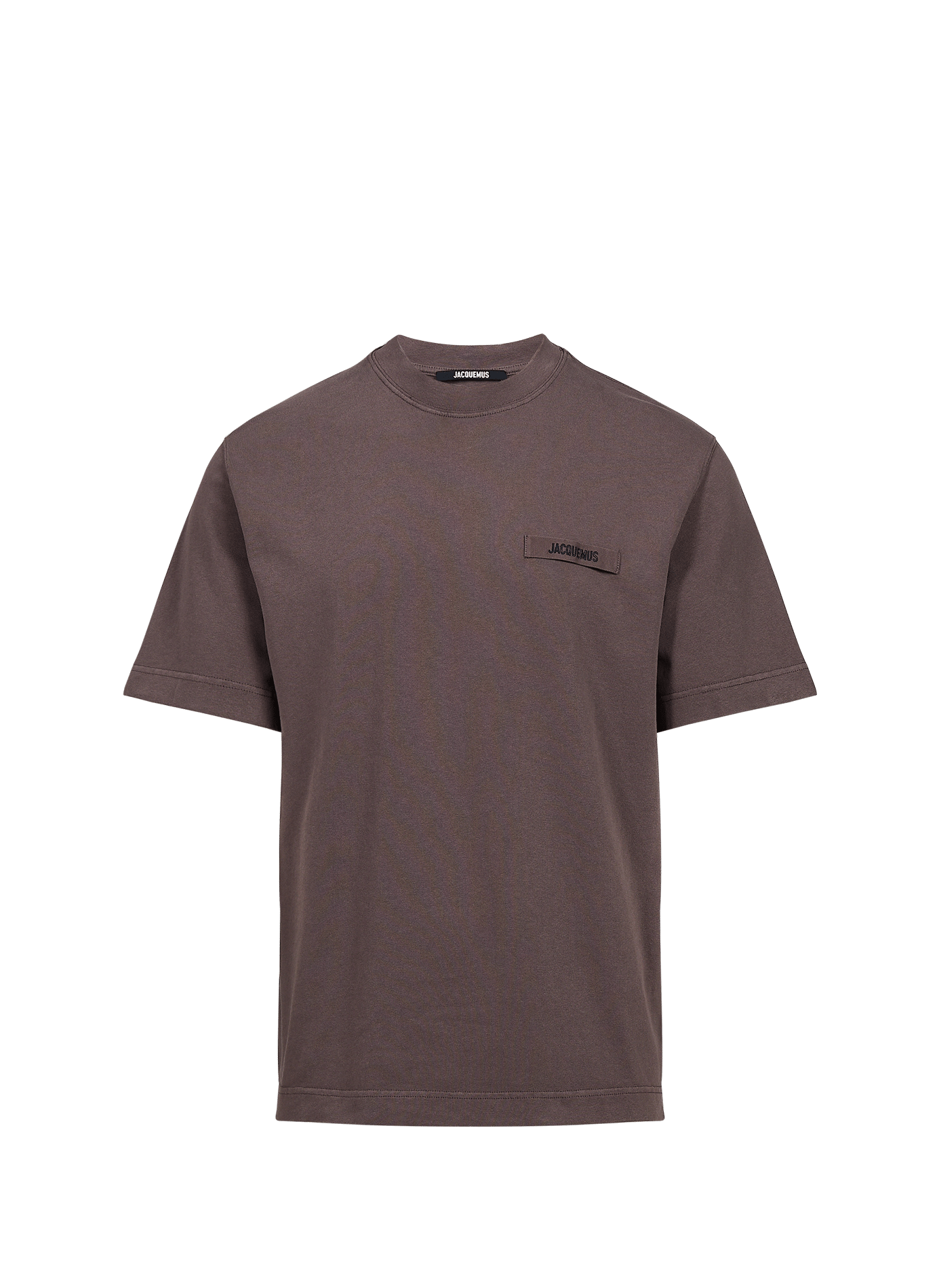 Rechte katoenen T-shirt JACQUEMUS Bruin
