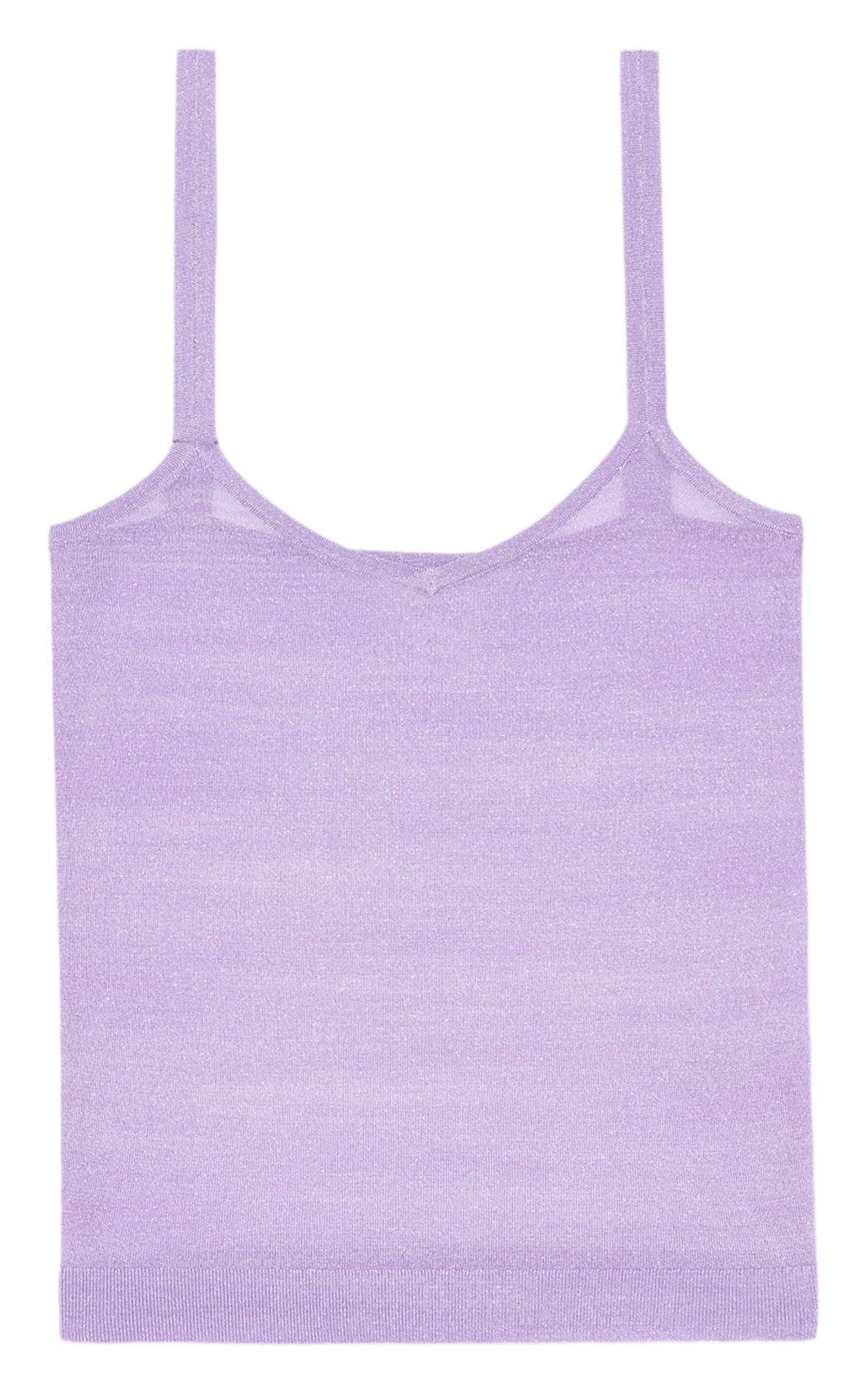 Tee-shirt droit métallisé MAJE Violet