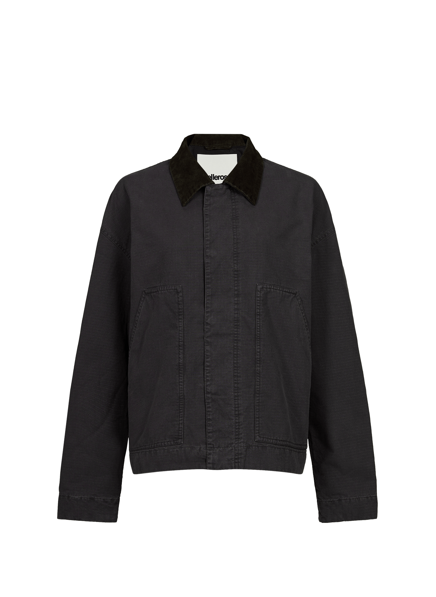 Jacket with classic cotton collar BELLEROSE Black