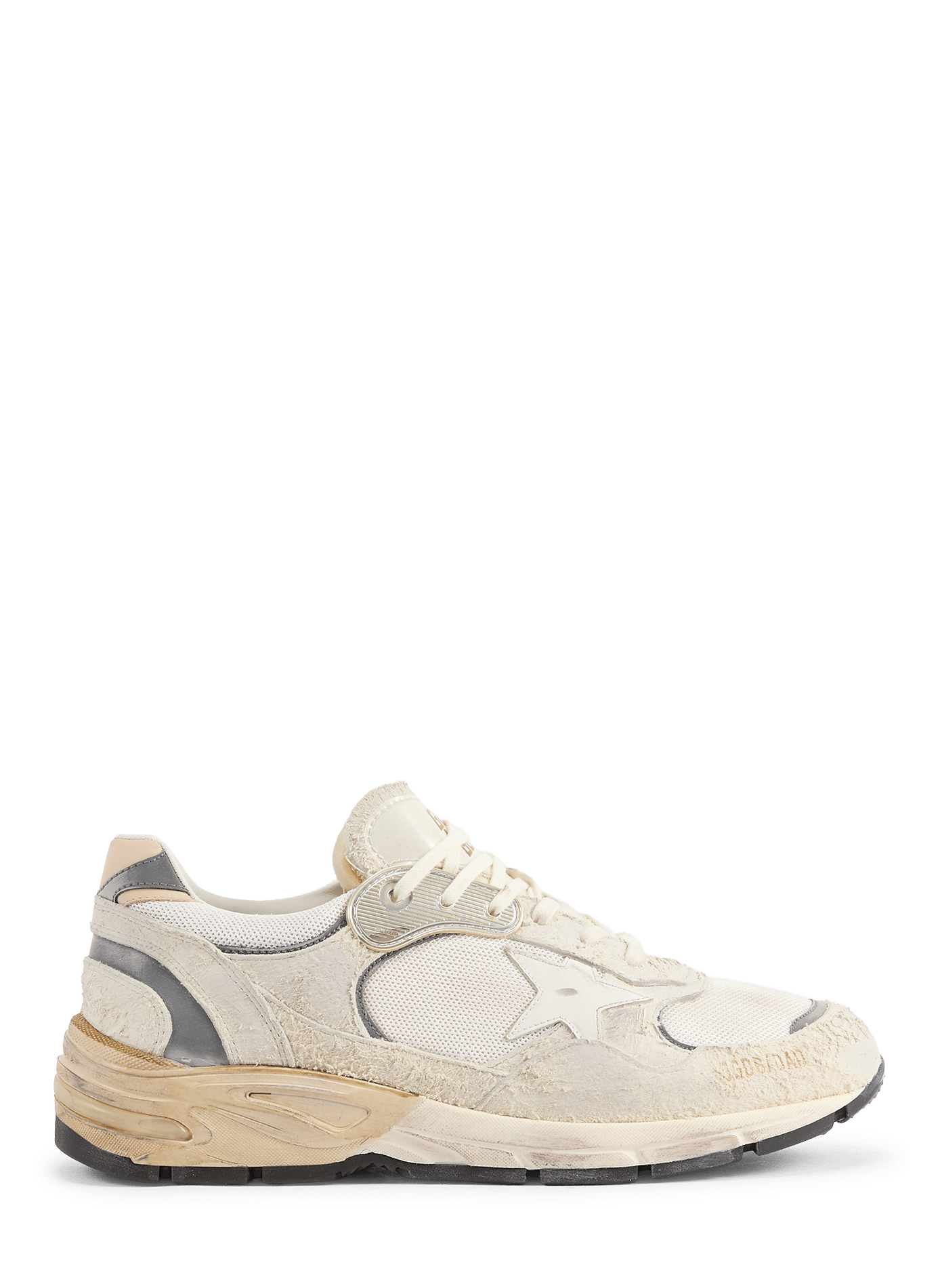Lage sneakers RUNNING DAD NEW van gemengd leer GOLDEN GOOSE Wit