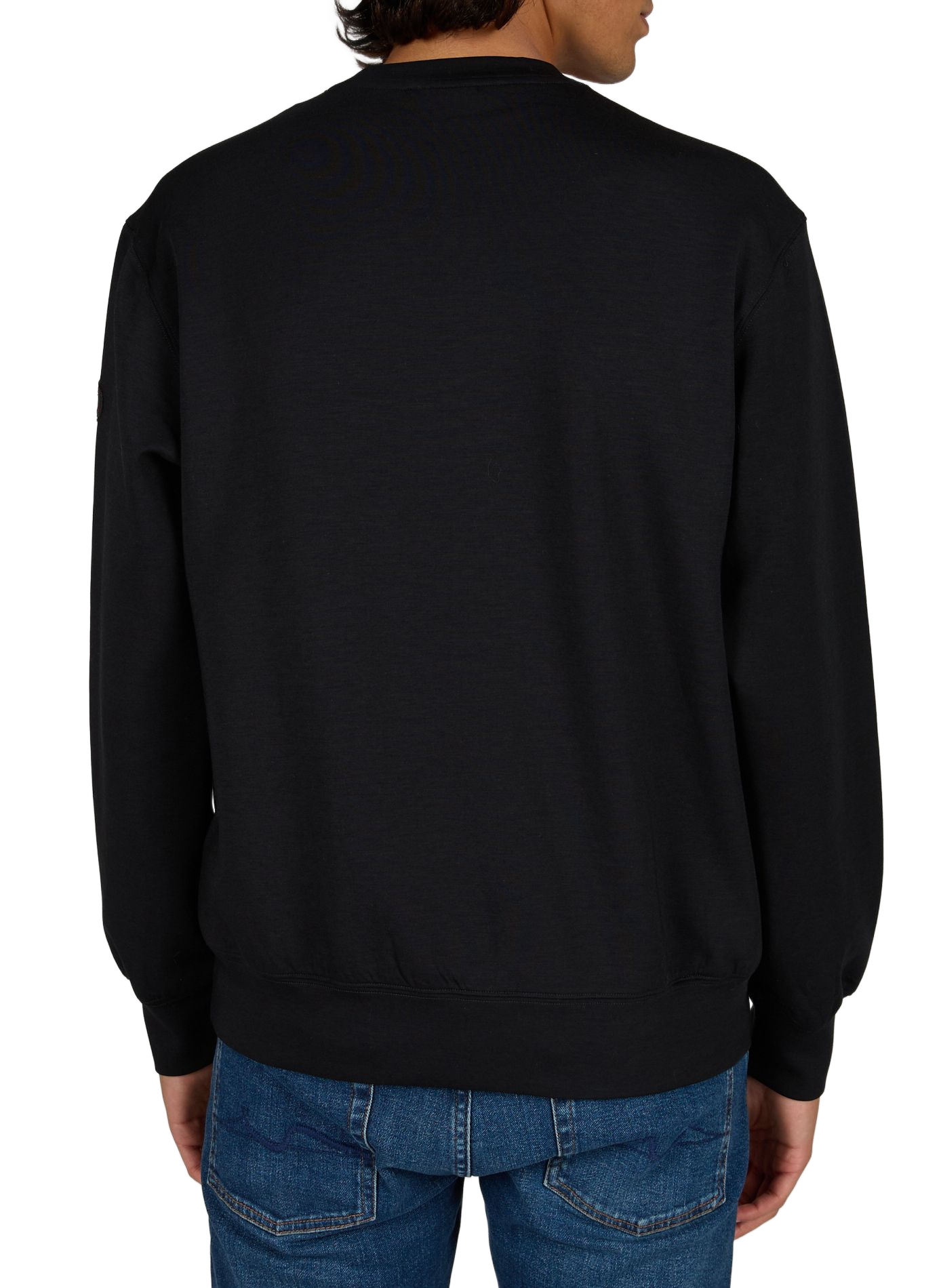 Gerader Rundhalsausschnitt-Pullover in Uni SAVE THE DUCK Schwarz