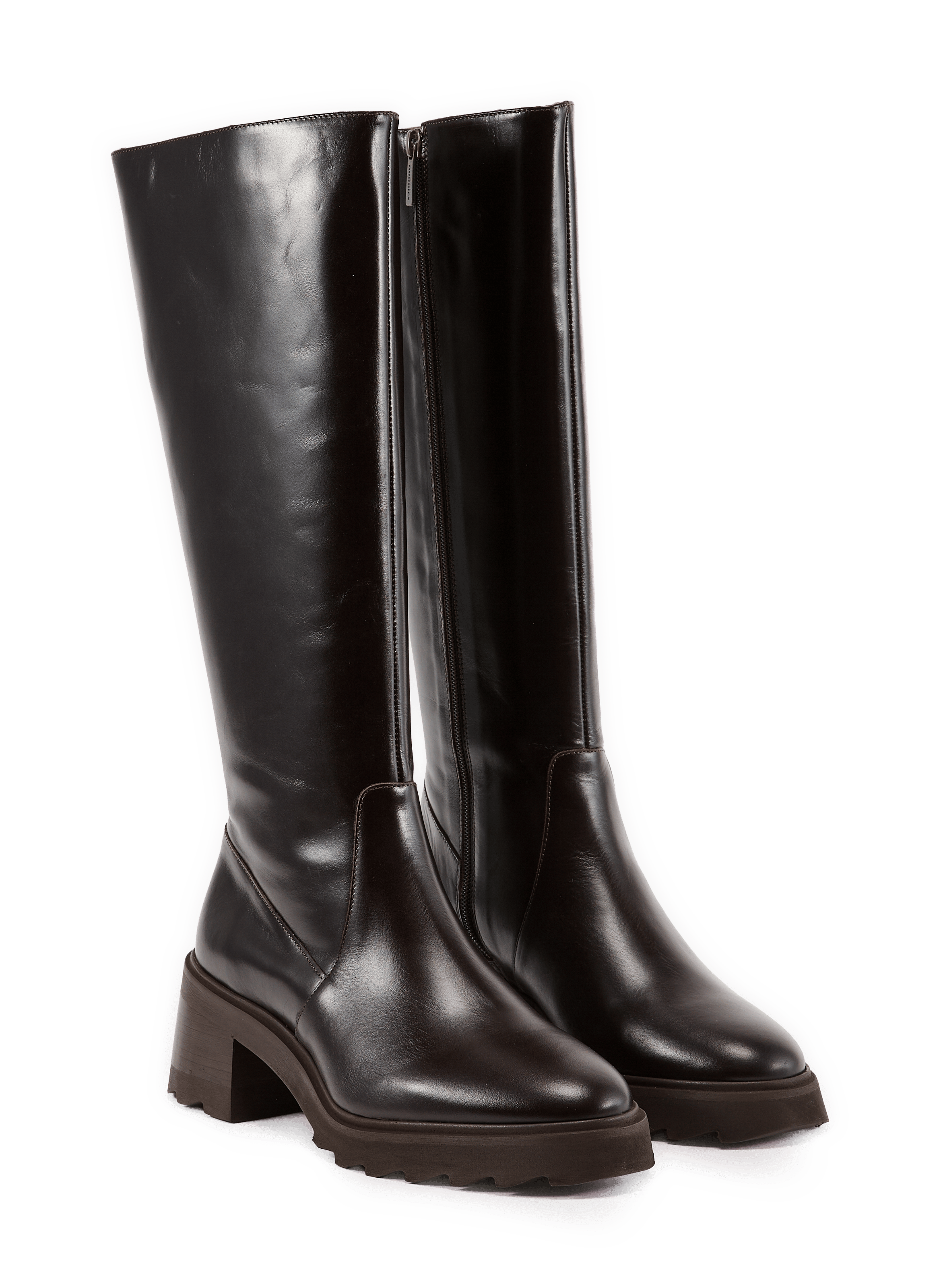 Bottes en cuir BOBBIES Braun