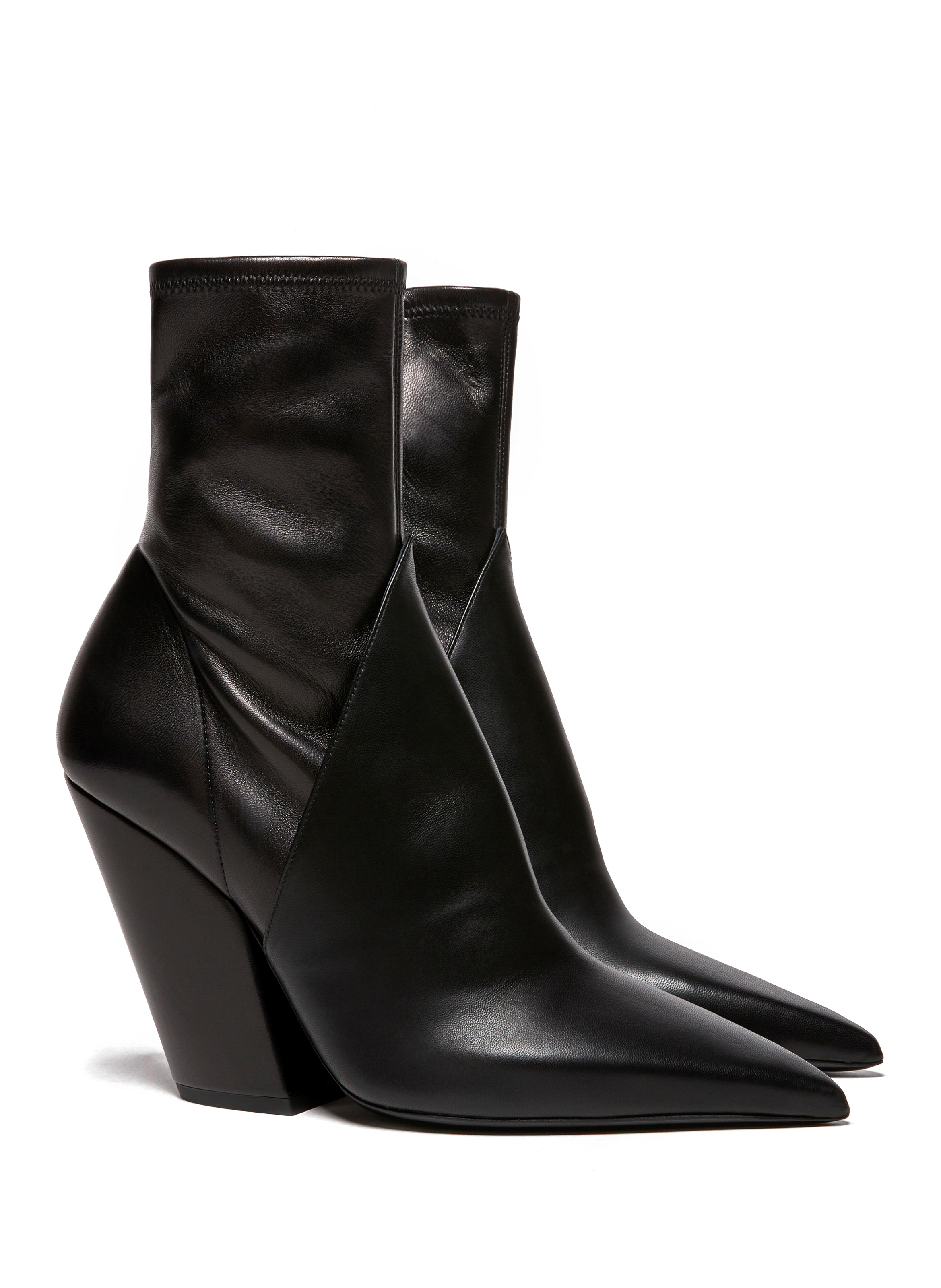 Bottines en cuir d'agneau