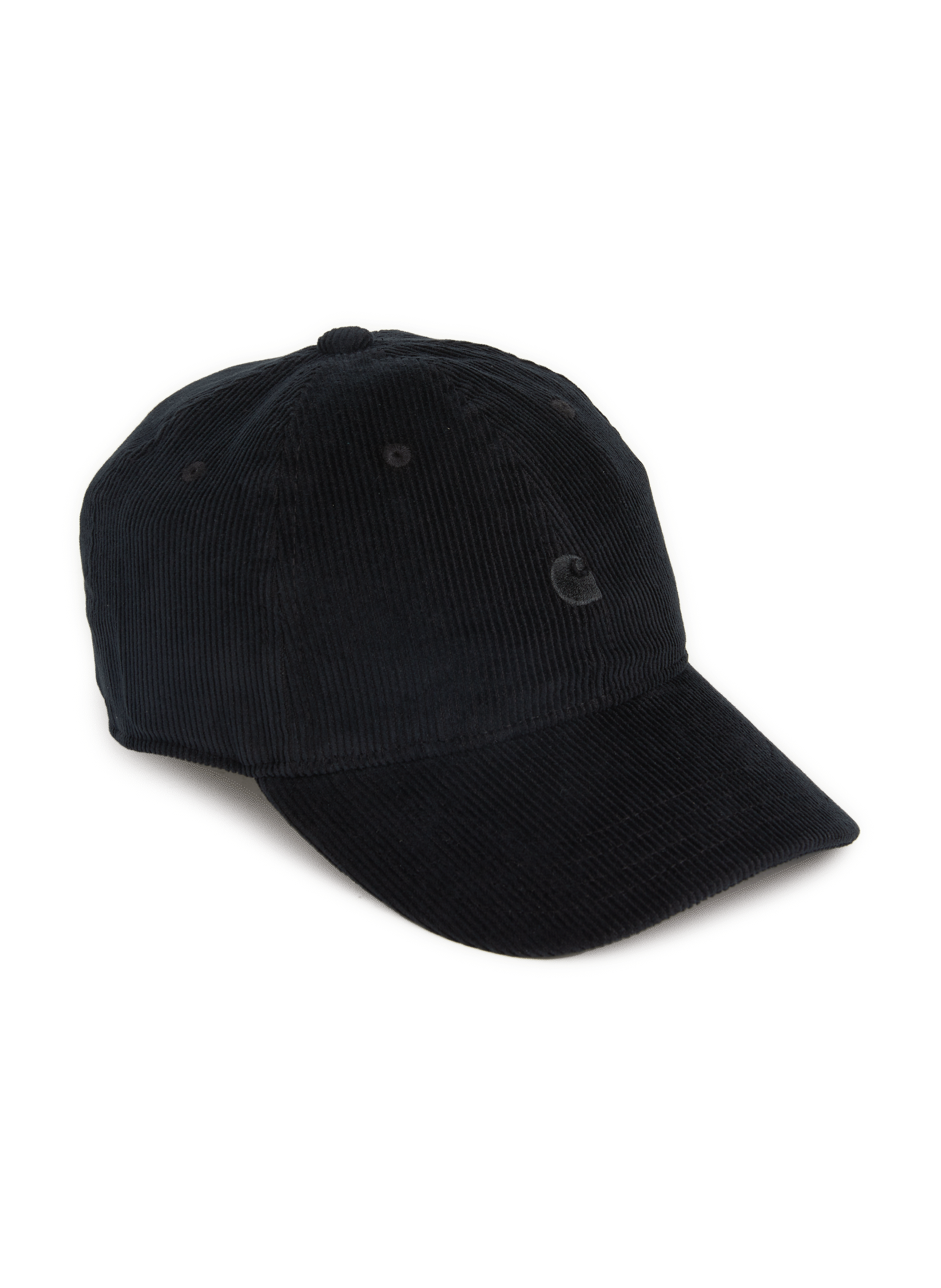 Ribfluwelen pet CARHARTT WIP Zwart