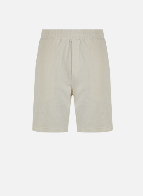 Textured cotton shorts BeigeEDITIONS 102 