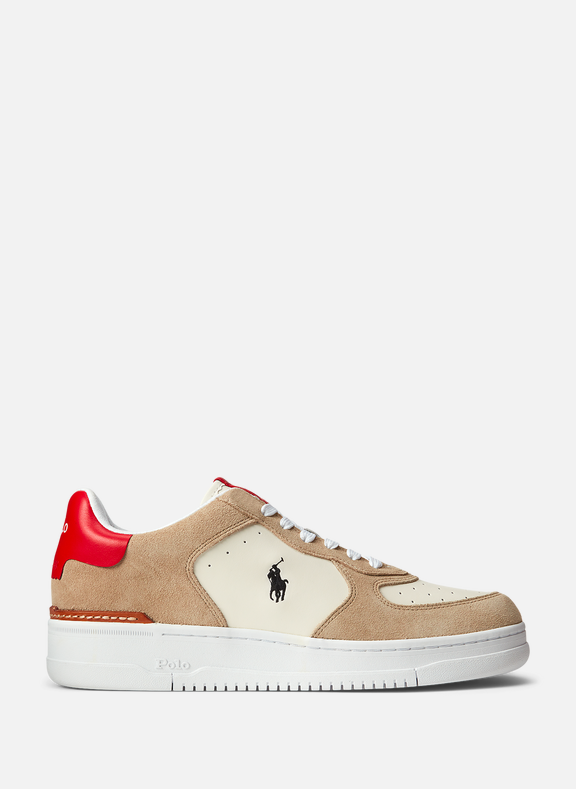 POLO RALPH LAUREN Leather sneakers  White