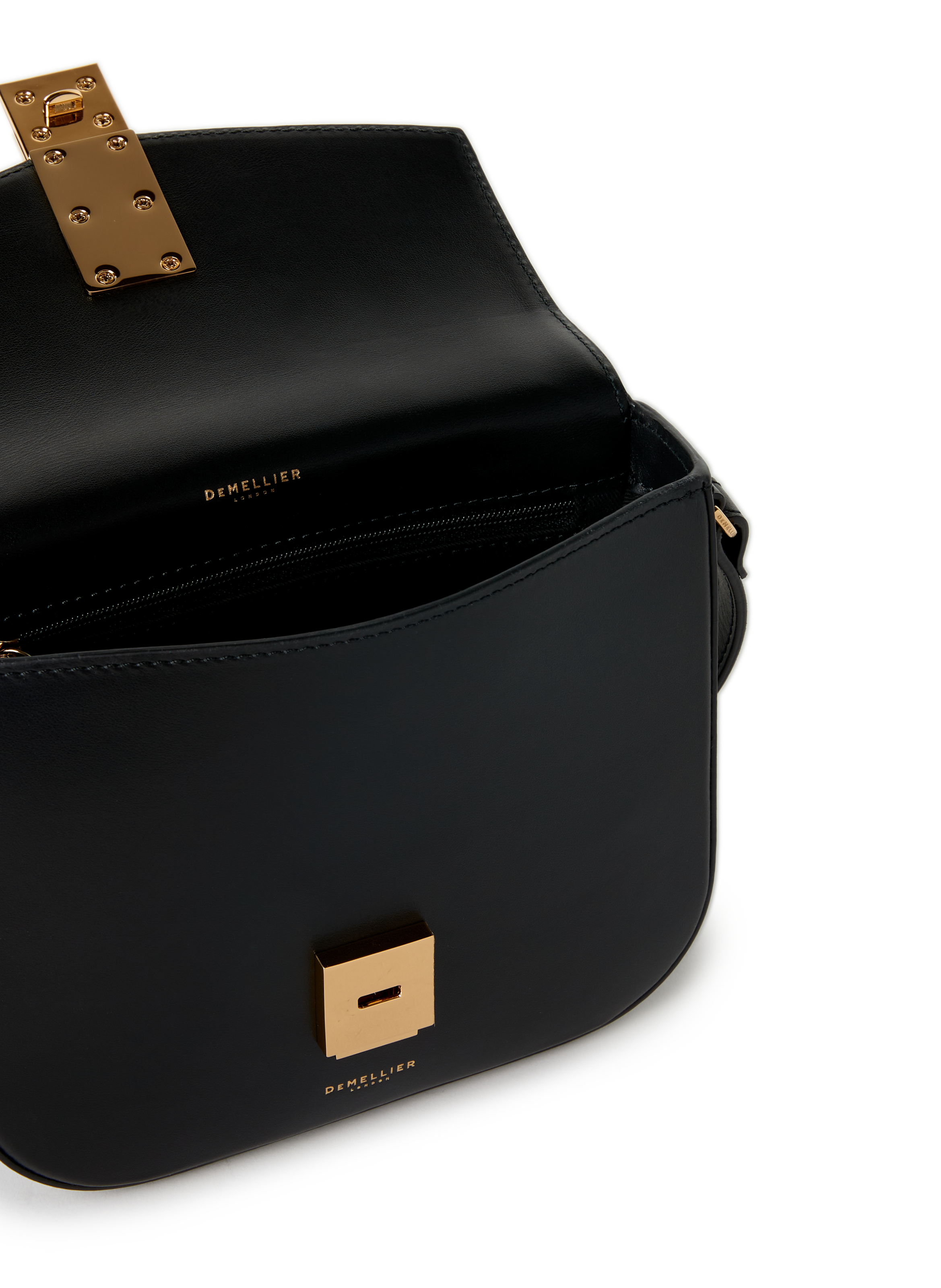 Sac bandoulière en cuir DEMELLIER LONDON Noir