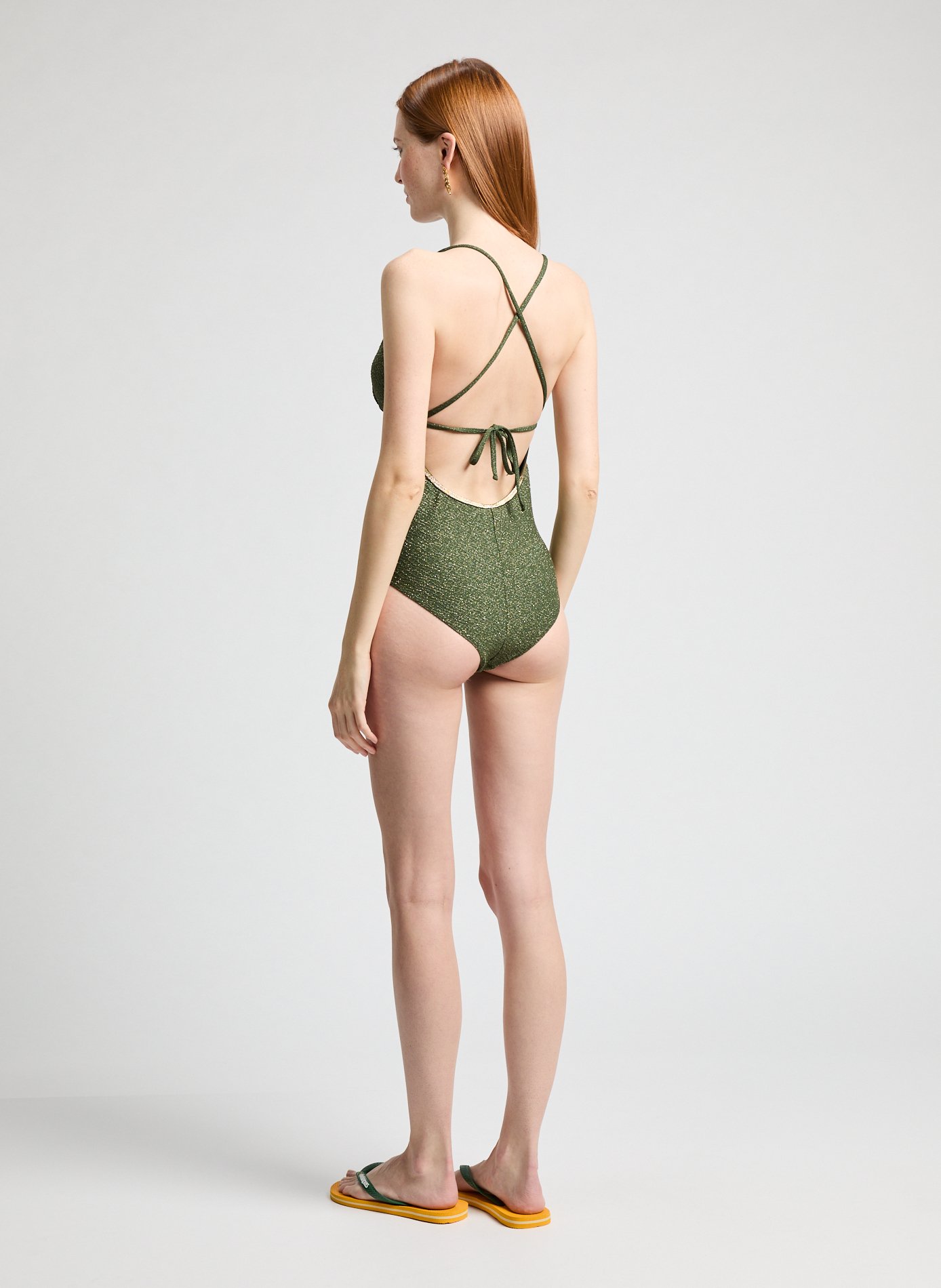 Maillot de bain une pièce Gilda LA NOUVELLE Kaki