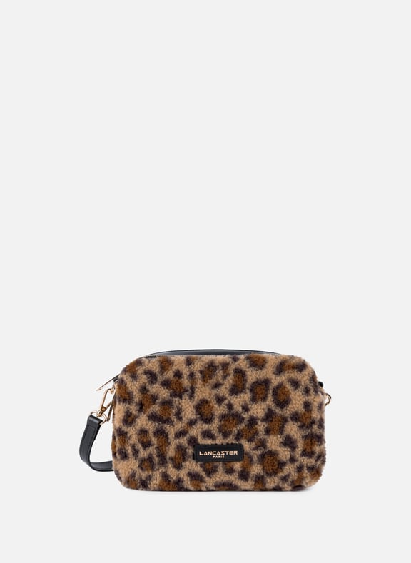 Sac trotteur - moumoute Noir by LANCASTER LANCASTER Sac trotteur - moumoute Noir