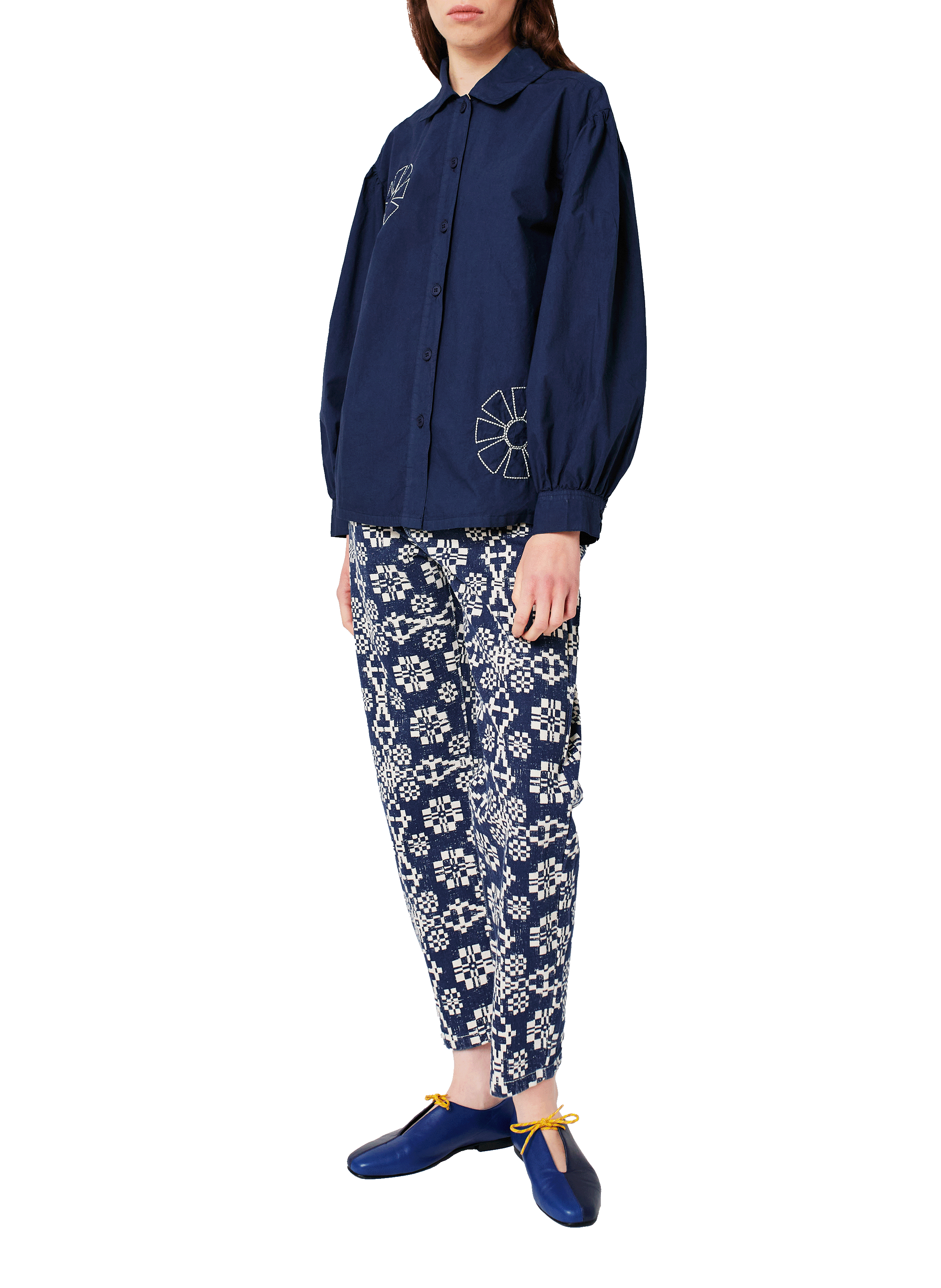 Blouse ample brodée en coton BOBO CHOSES Multicolore