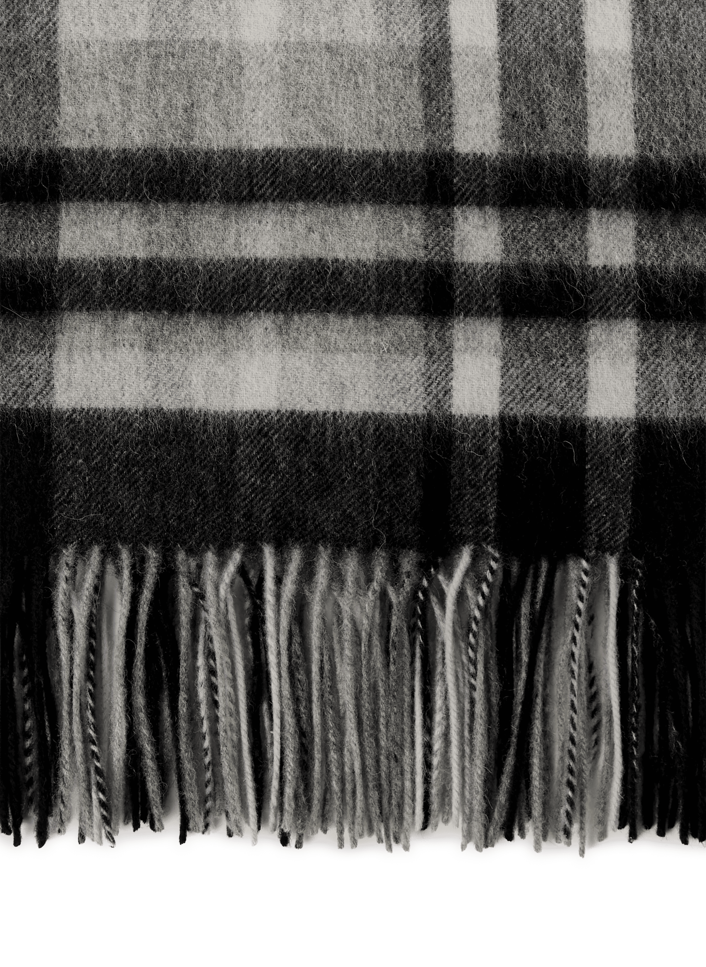 Scarf with a plain and checked appearance SAISON 1865 Multicolour