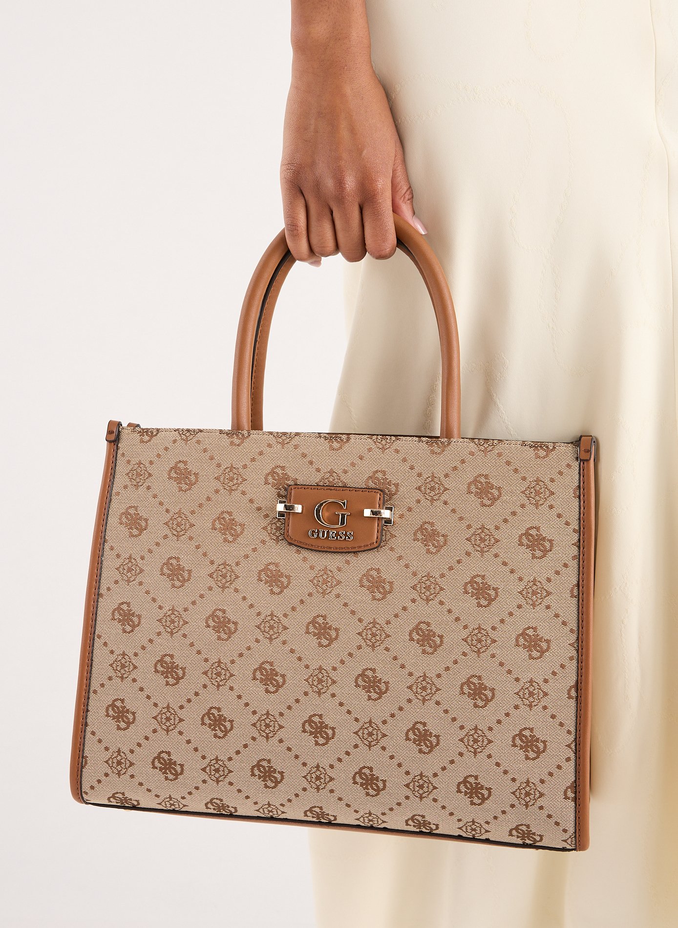 Sac cabas Neda 2  GUESS Marron