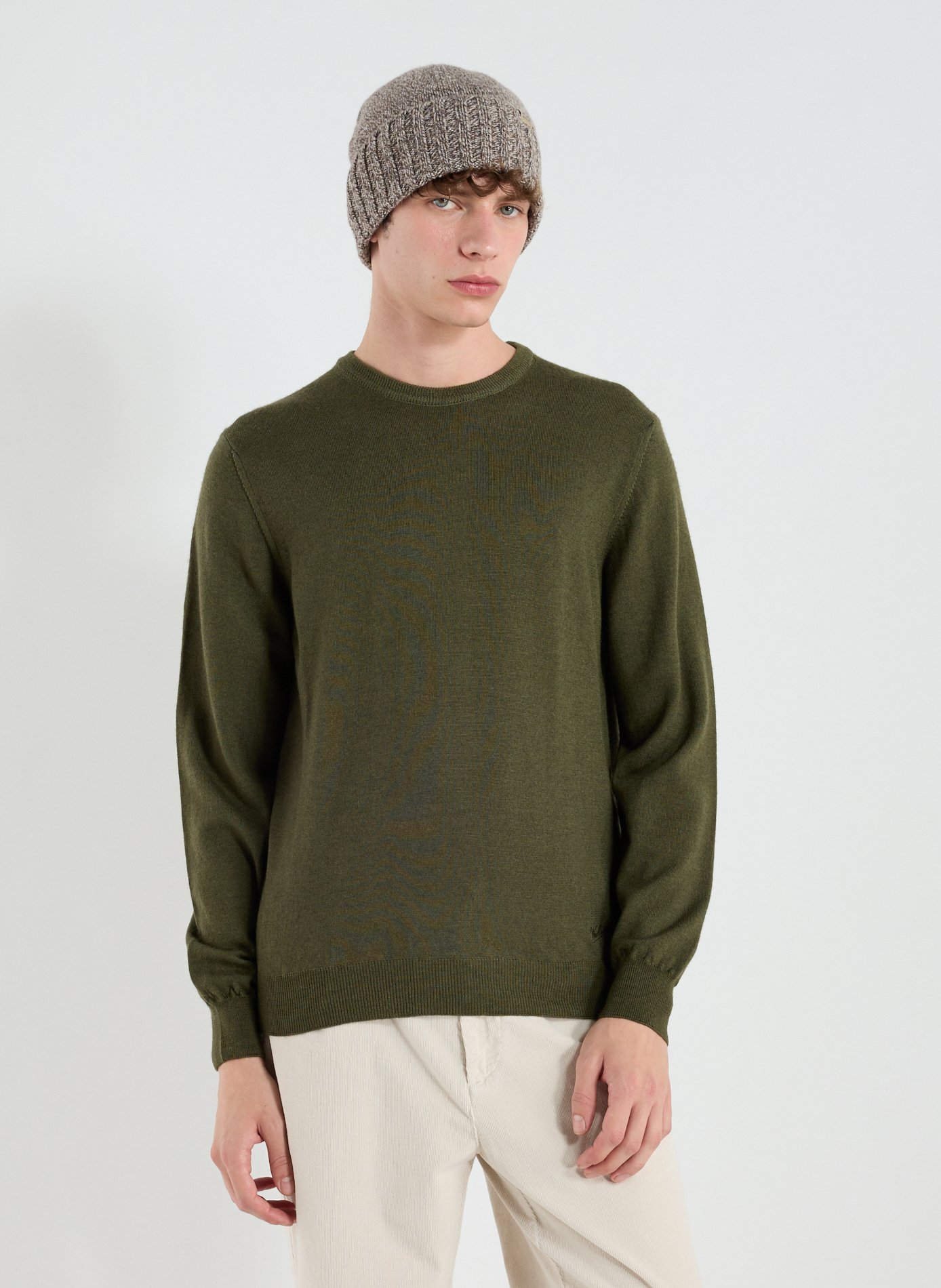 WOOLRICH Crew-neck jumper Green