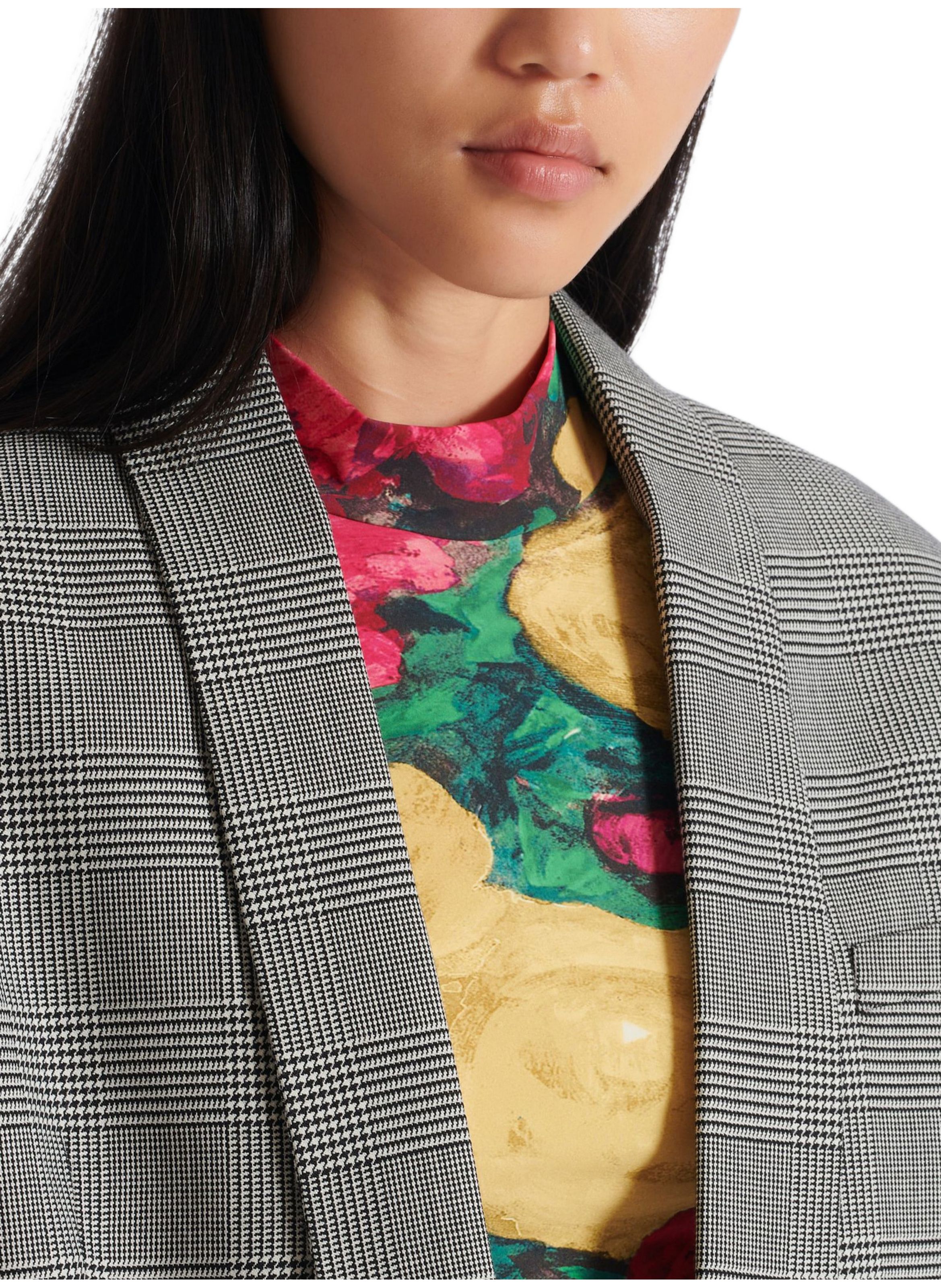 Spencer en jacquard prince de galles BALMAIN Noir