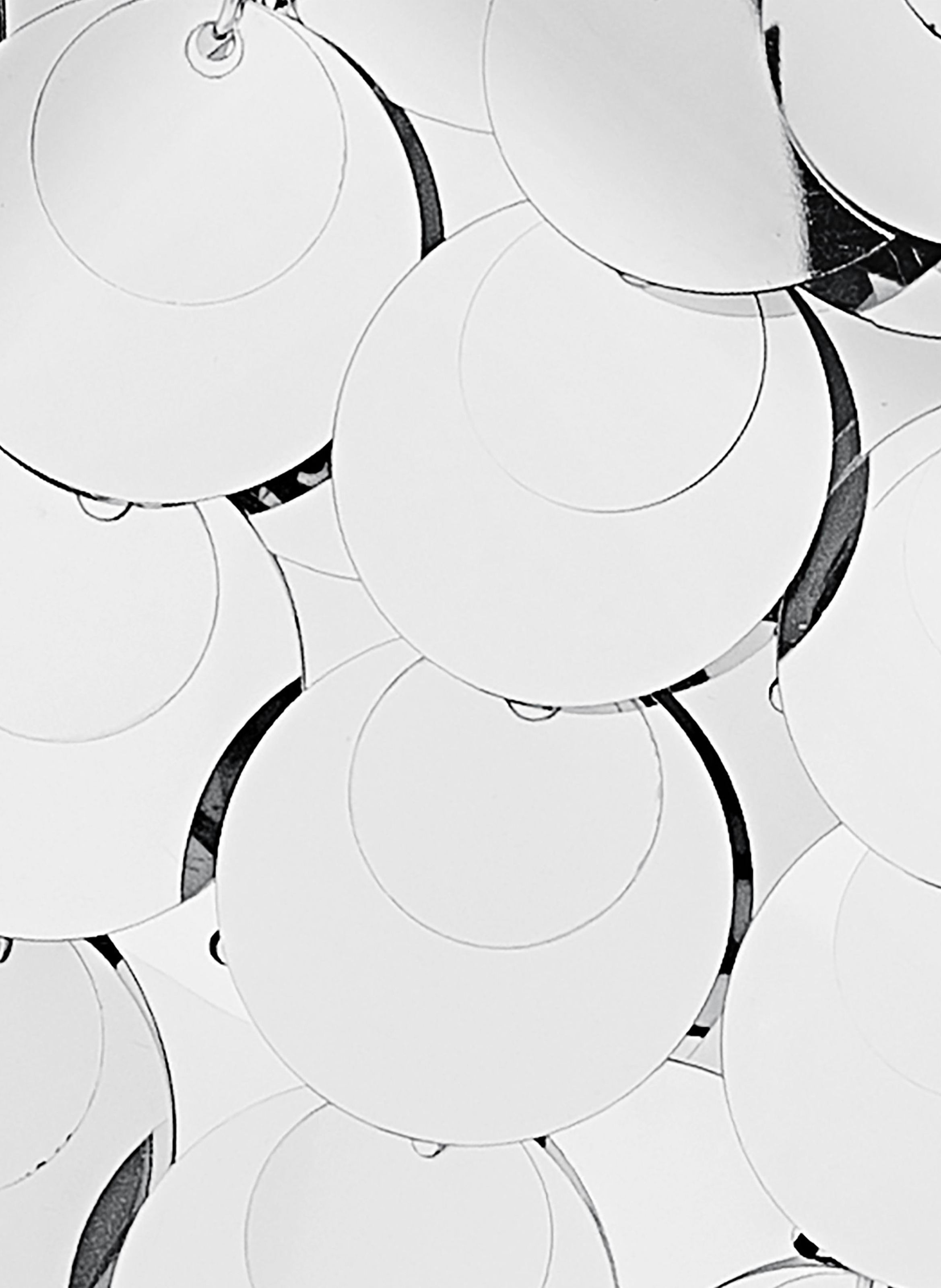 Sac nano en pastilles sparkle RABANNE Argent