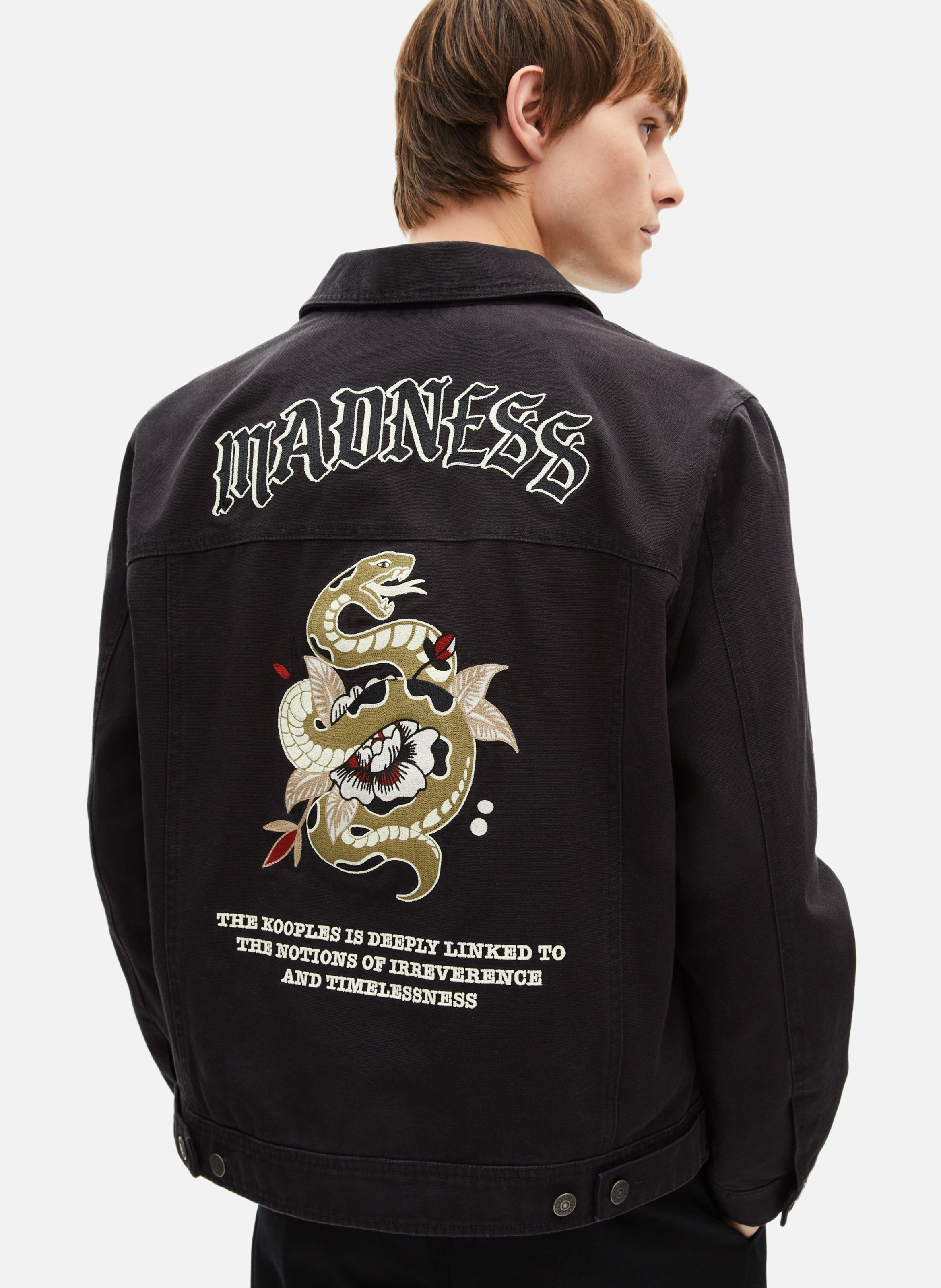 Blouson à broderie THE KOOPLES Noir