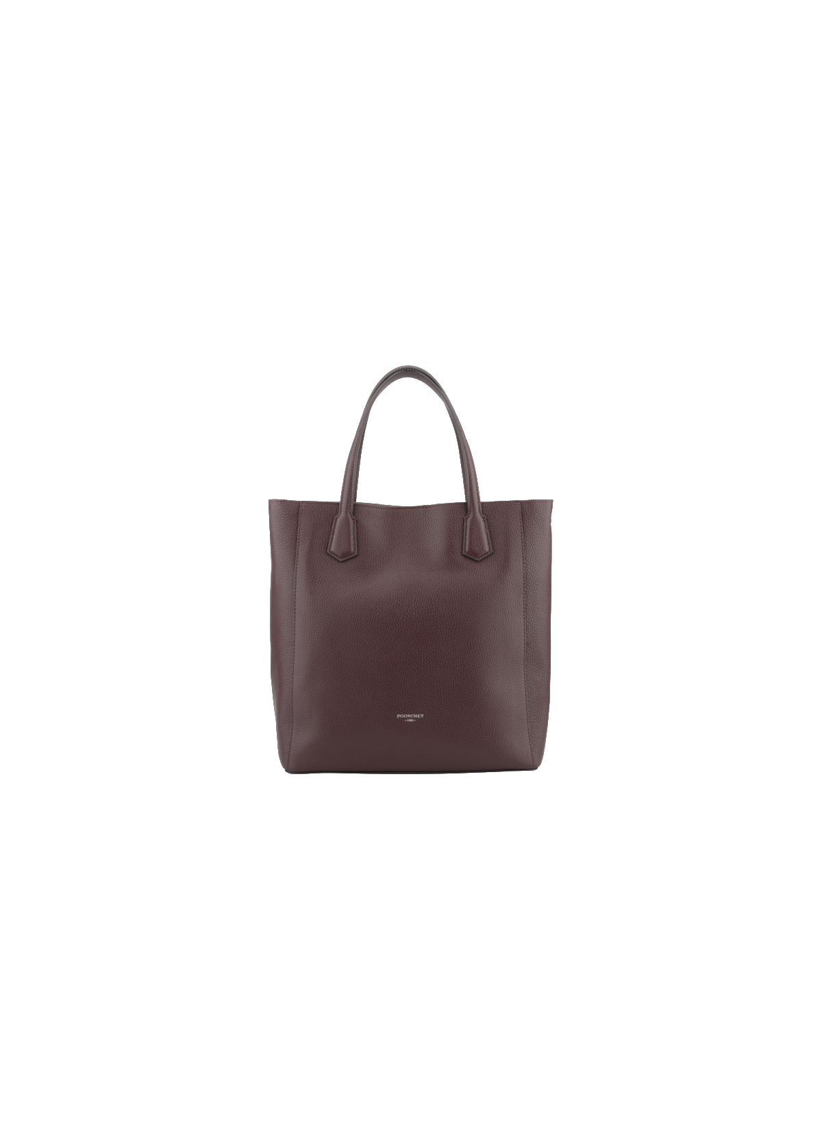 Corso | sac cabas en cuir de vachette POURCHET Rouge