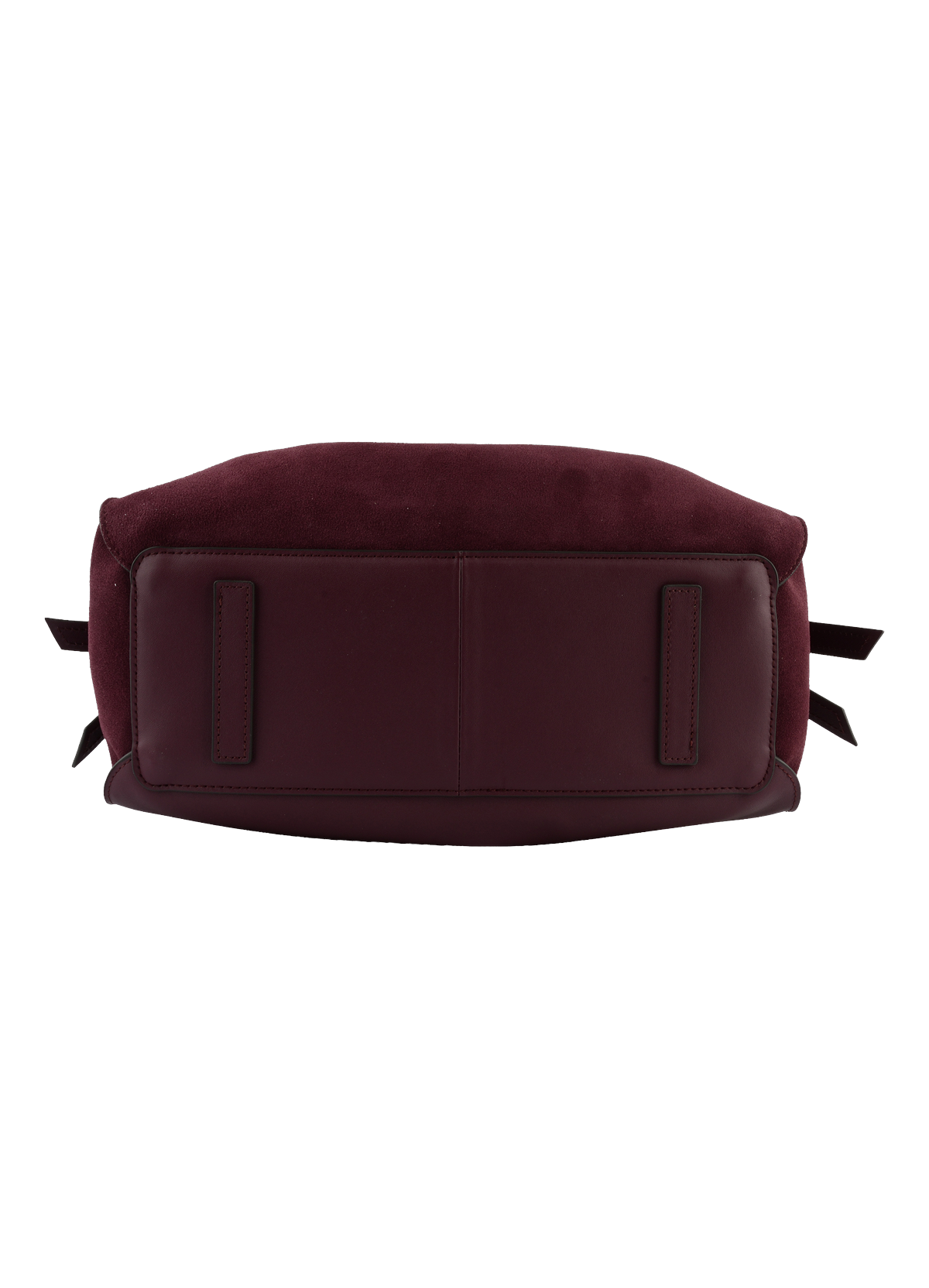 Blossom daim | sac porté main mm POURCHET Rouge