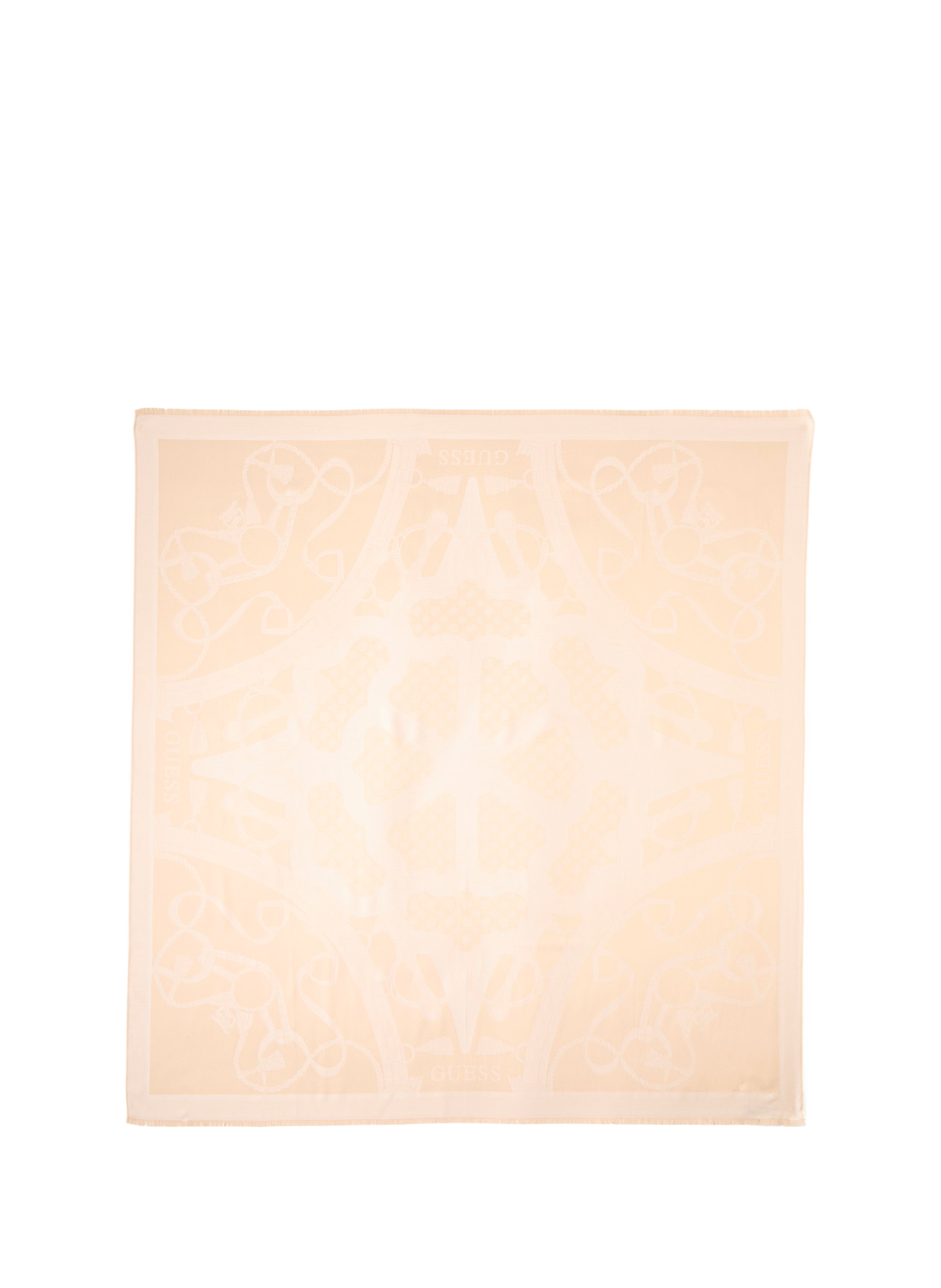 Foulard imprimé logo Dita GUESS Beige