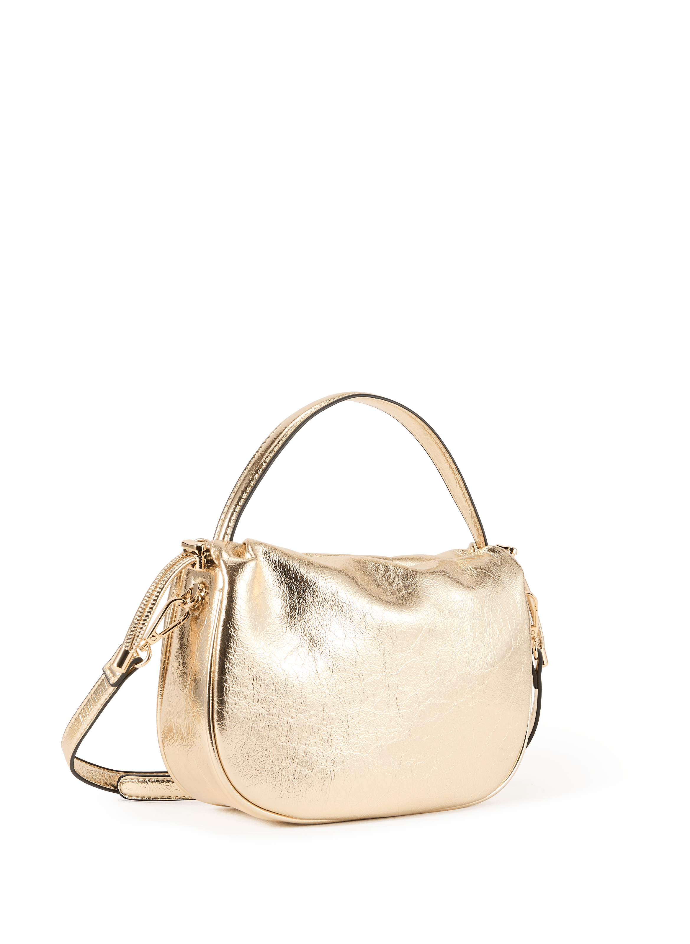 Small solid color handbag AU PRINTEMPS PARIS Golden