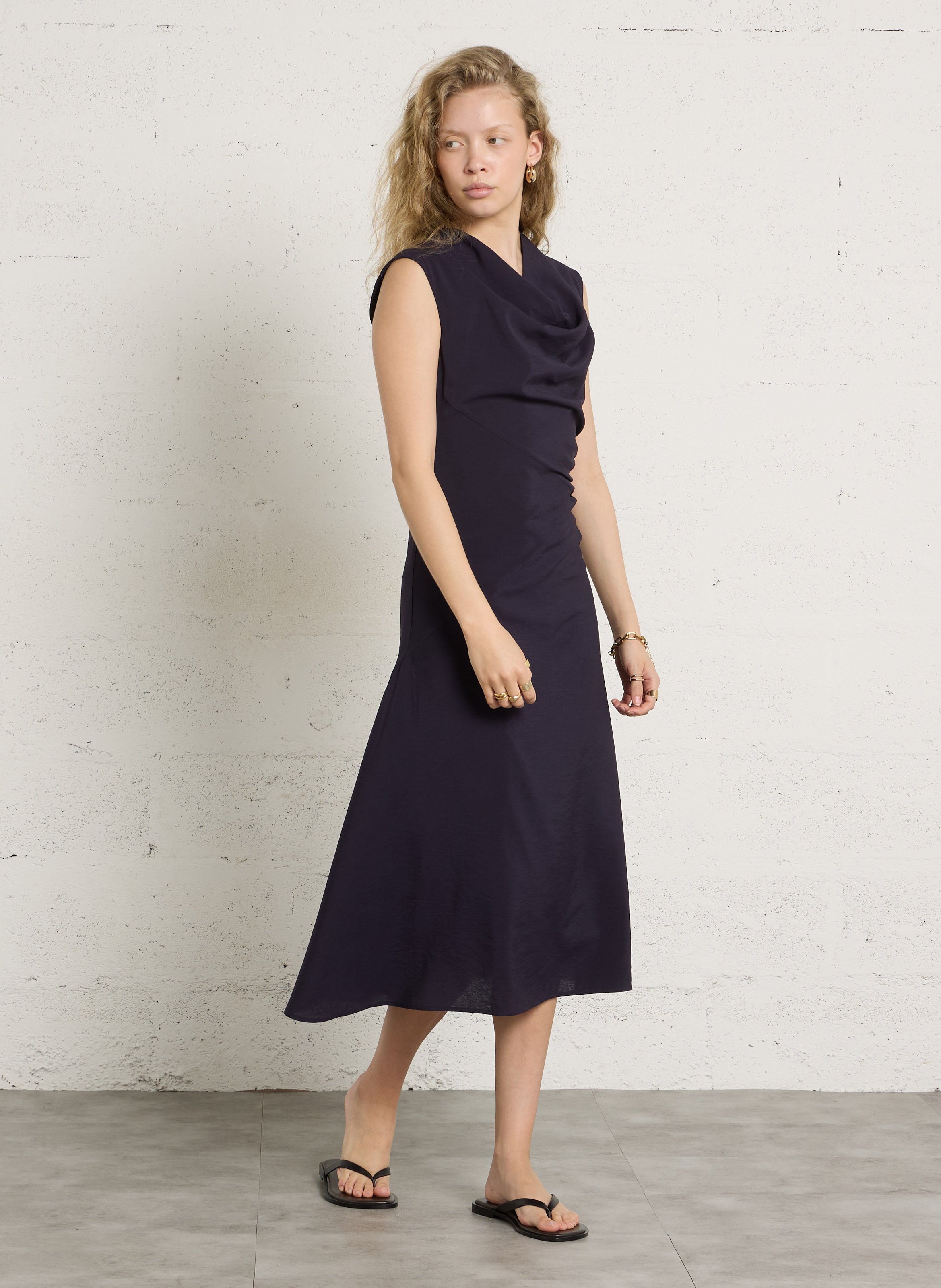 Robe longue cintrée eugenie SOEUR Violet