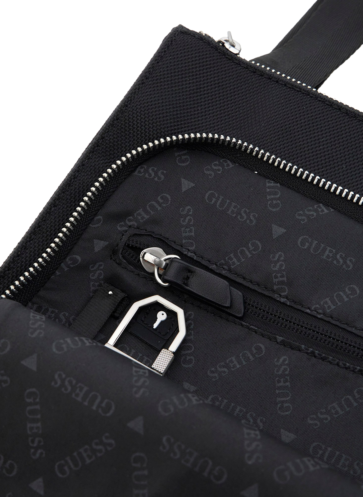 Sacoche à bandoulière ajustable GUESS Noir