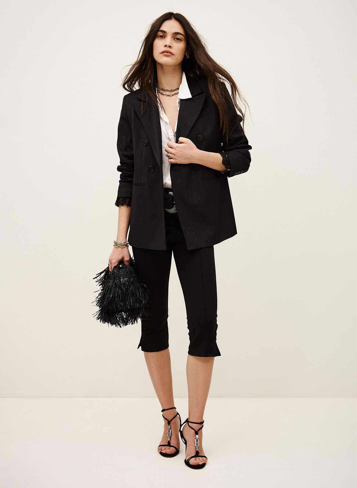 Veste col tailleur coline BA&SH Bleu