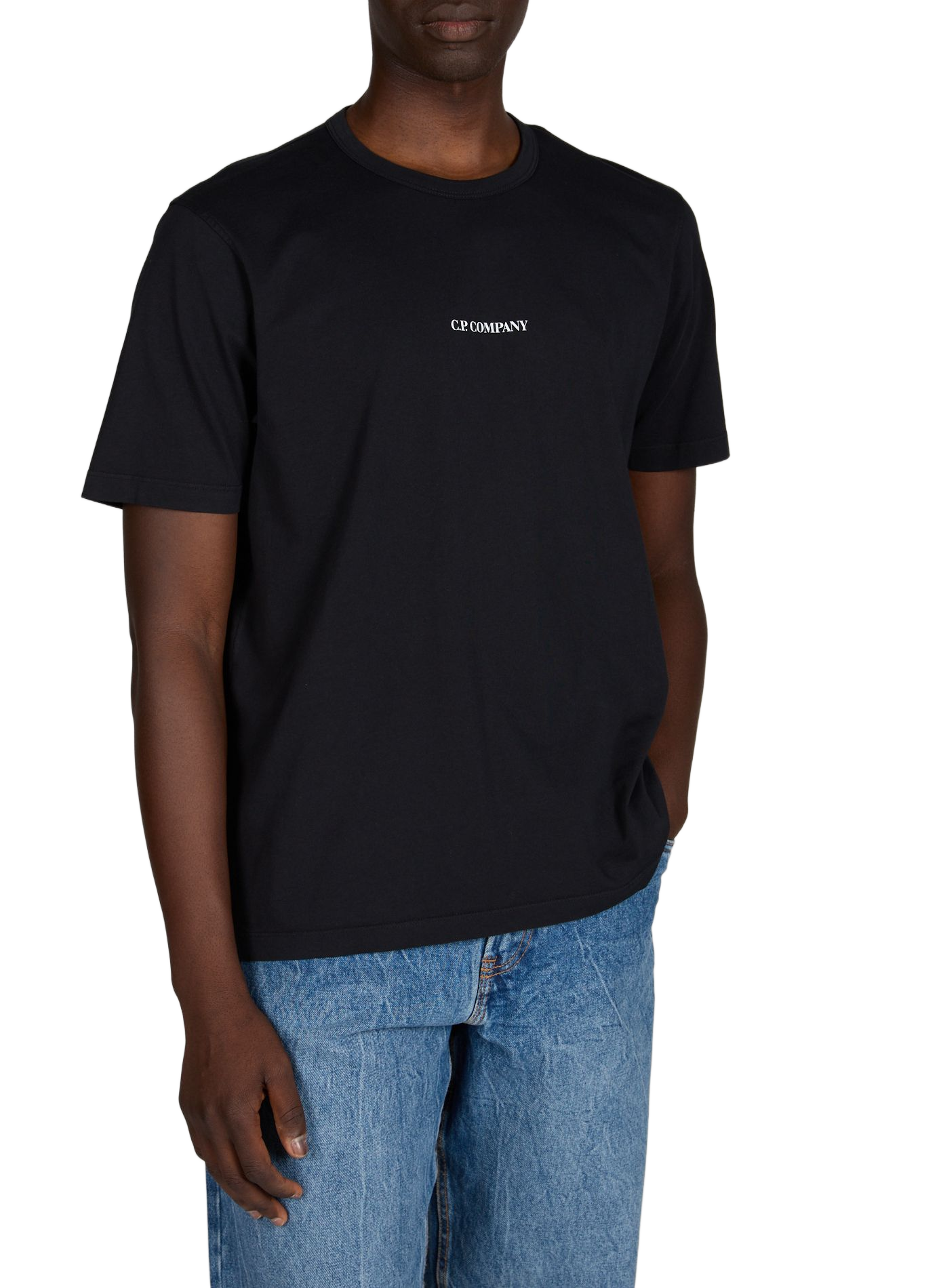 Classic Cotton T-Shirt CP COMPANY Black