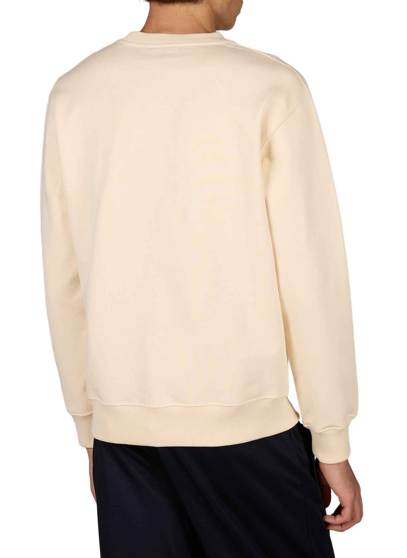 Round neck cotton sweatshirt DROLE DE MONSIEUR Beige