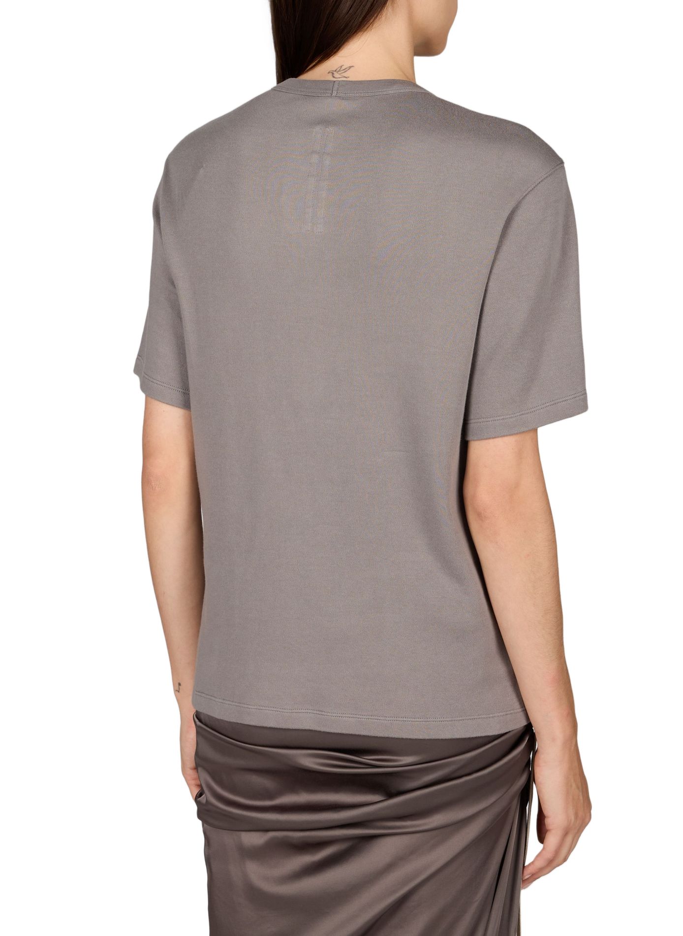 Cotton crew neck t-shirt RICK OWENS Grey