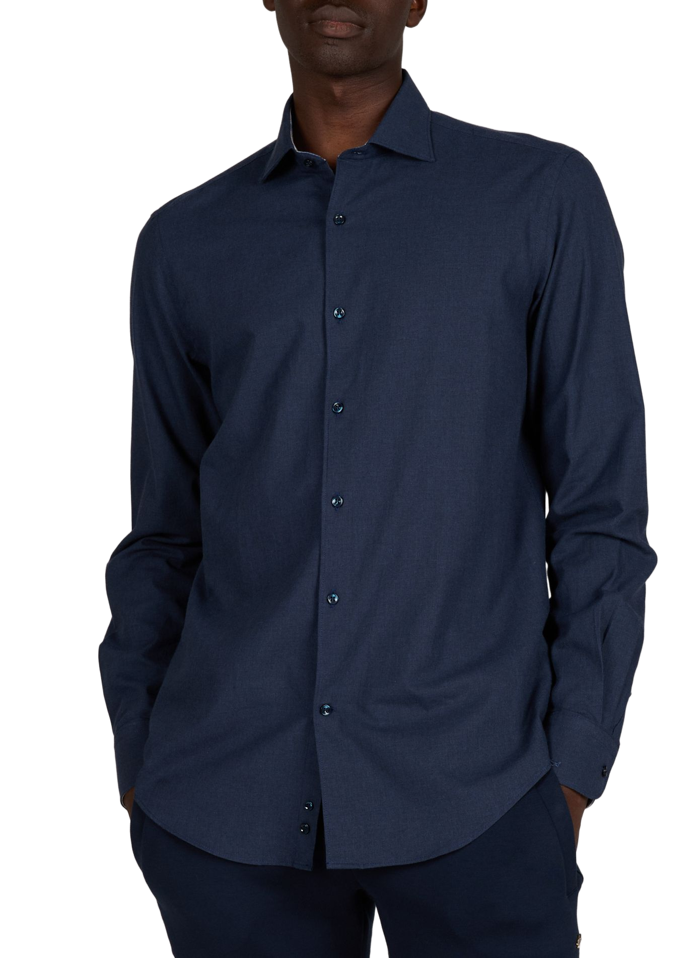 Loose-fit cotton shirt PAUL & SHARK Blue