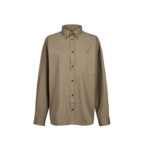 Surchemise col américain en coton Surchemise col américain en coton