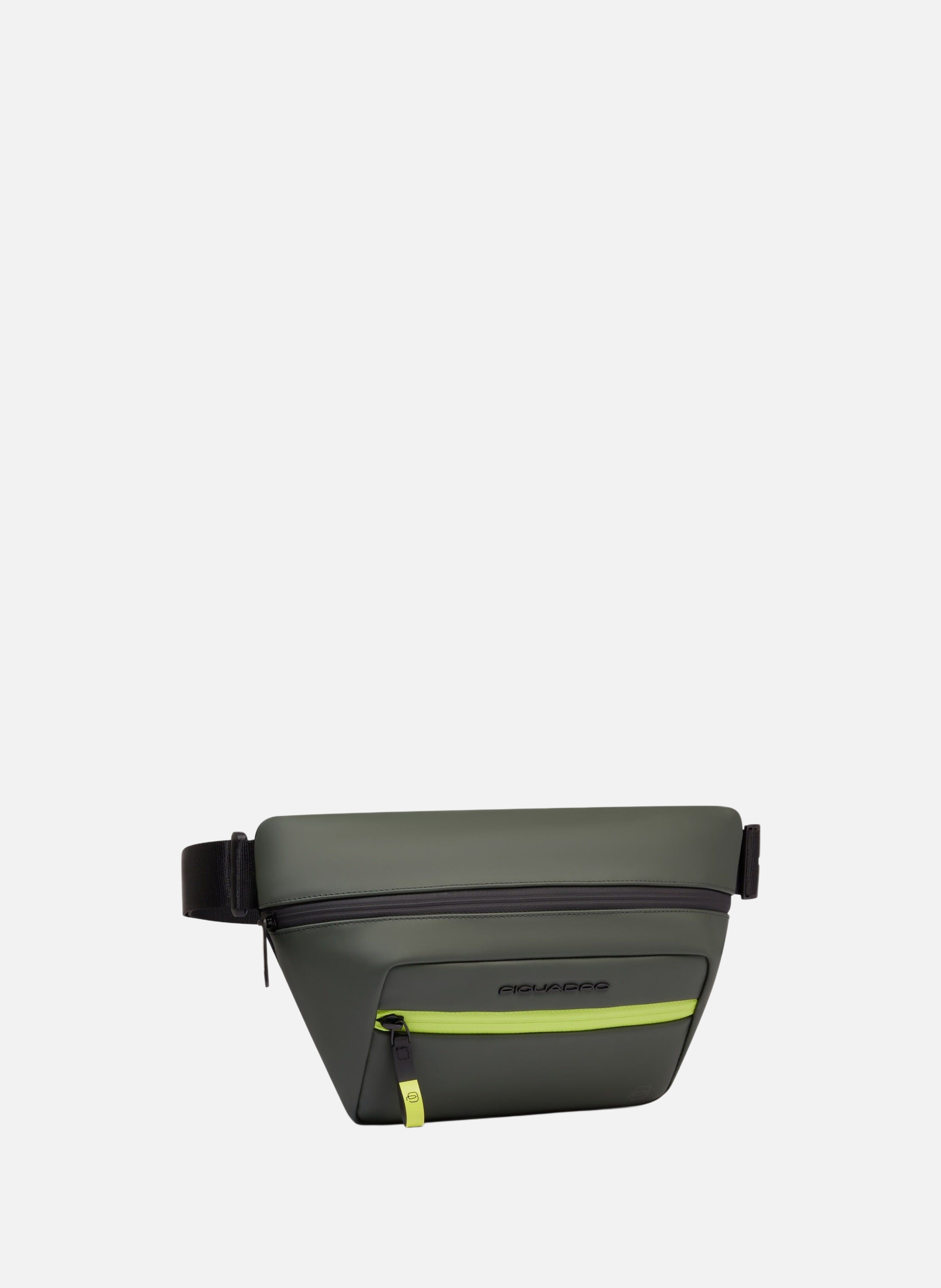 Wasserfeste gürteltasche PIQUADRO Grun
