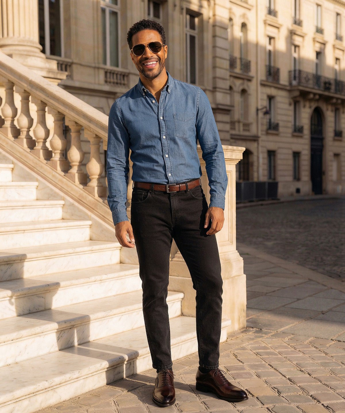Richelieu cuir andreas FINSBURY Marron