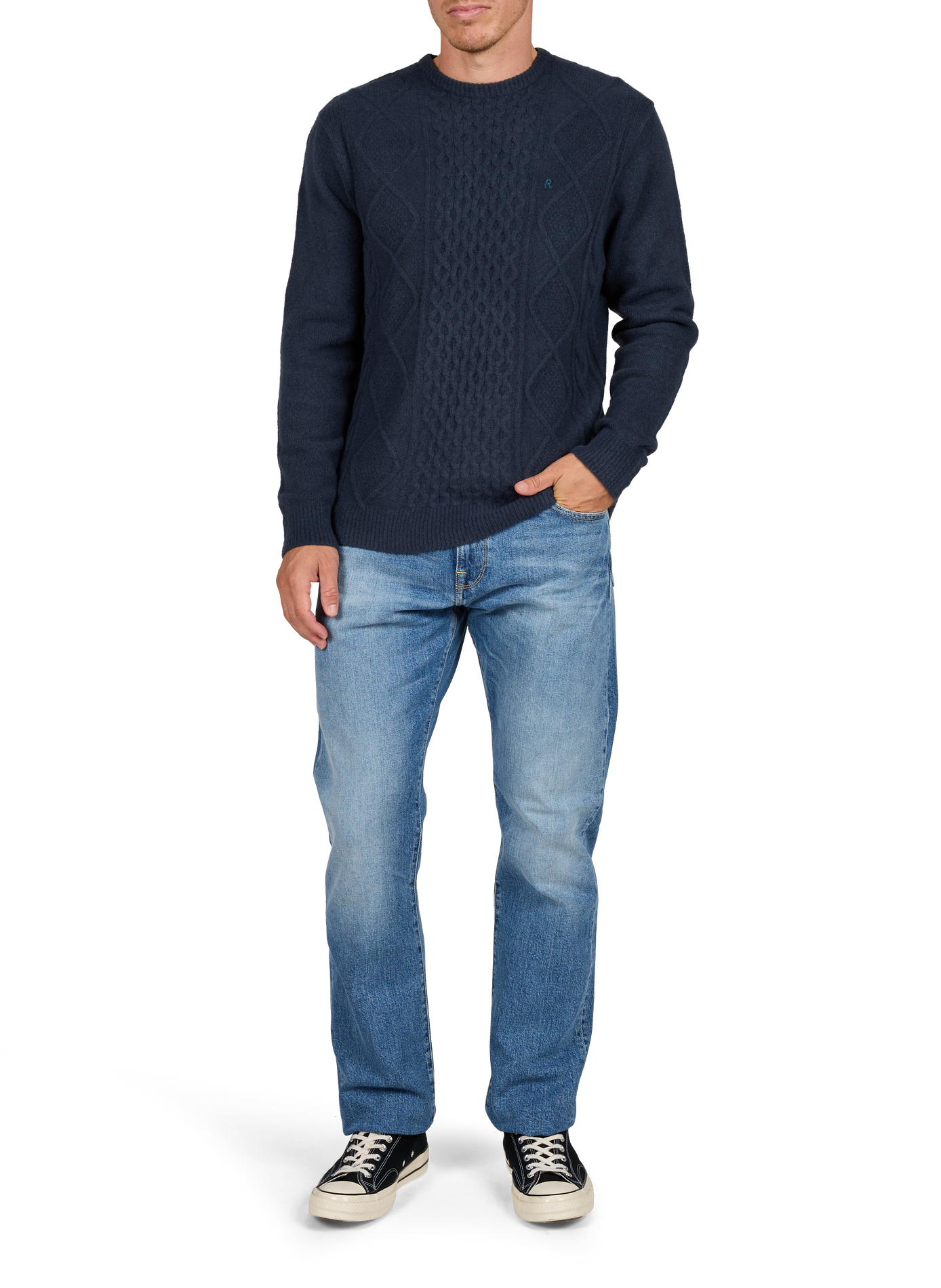 Reguläre Fit Jeans aus gemischter Baumwolle REPLAY Blau
