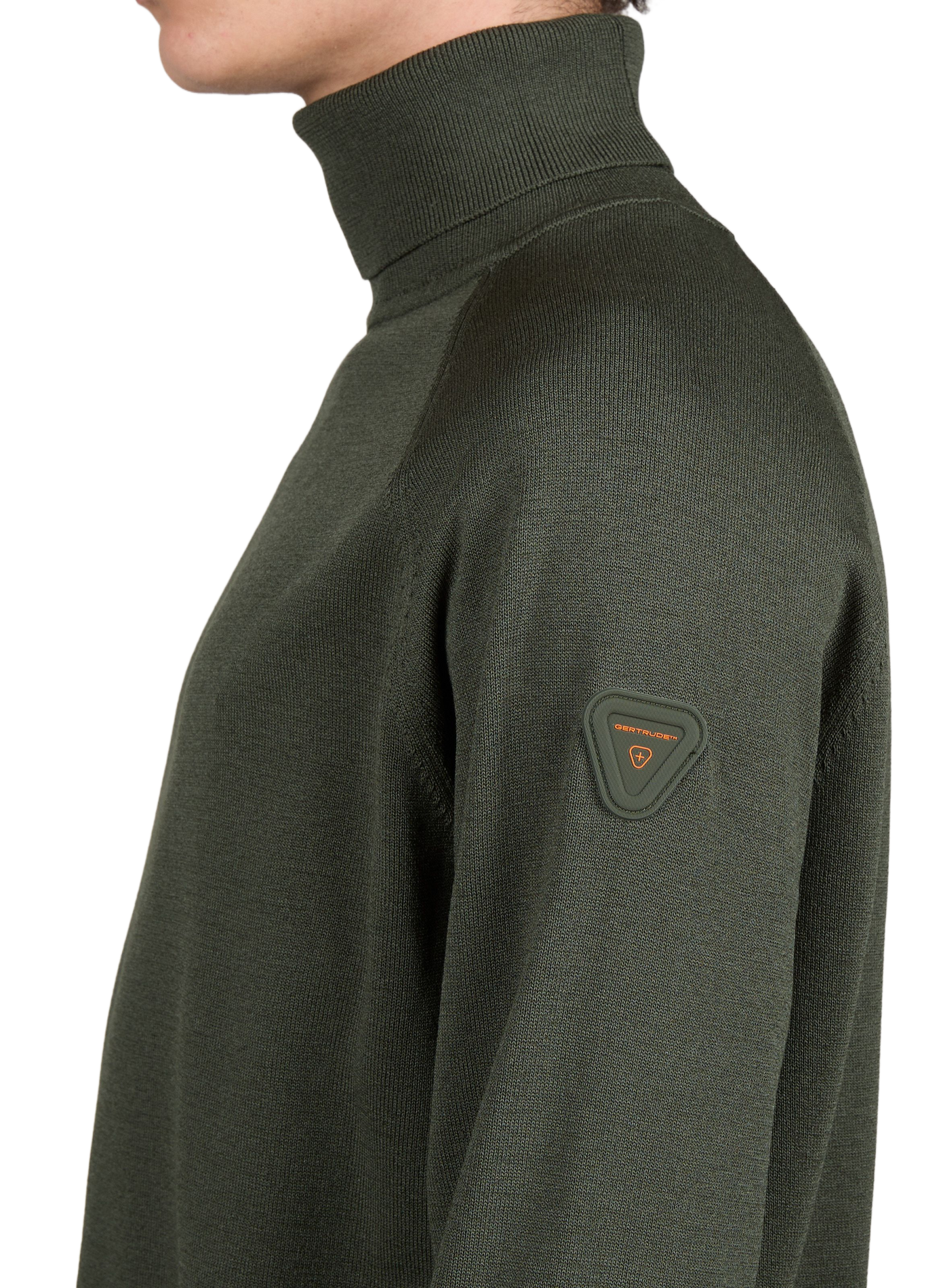 Oren High-Neck Sweater GERTRUDE Green