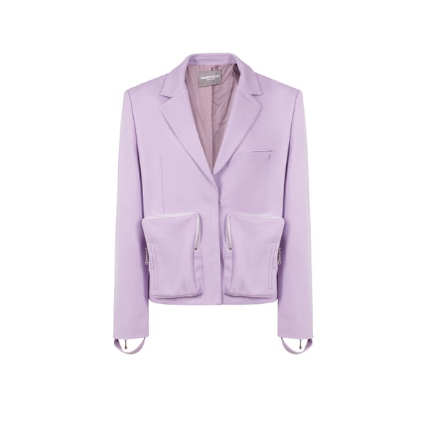 Veste tailleur en coton